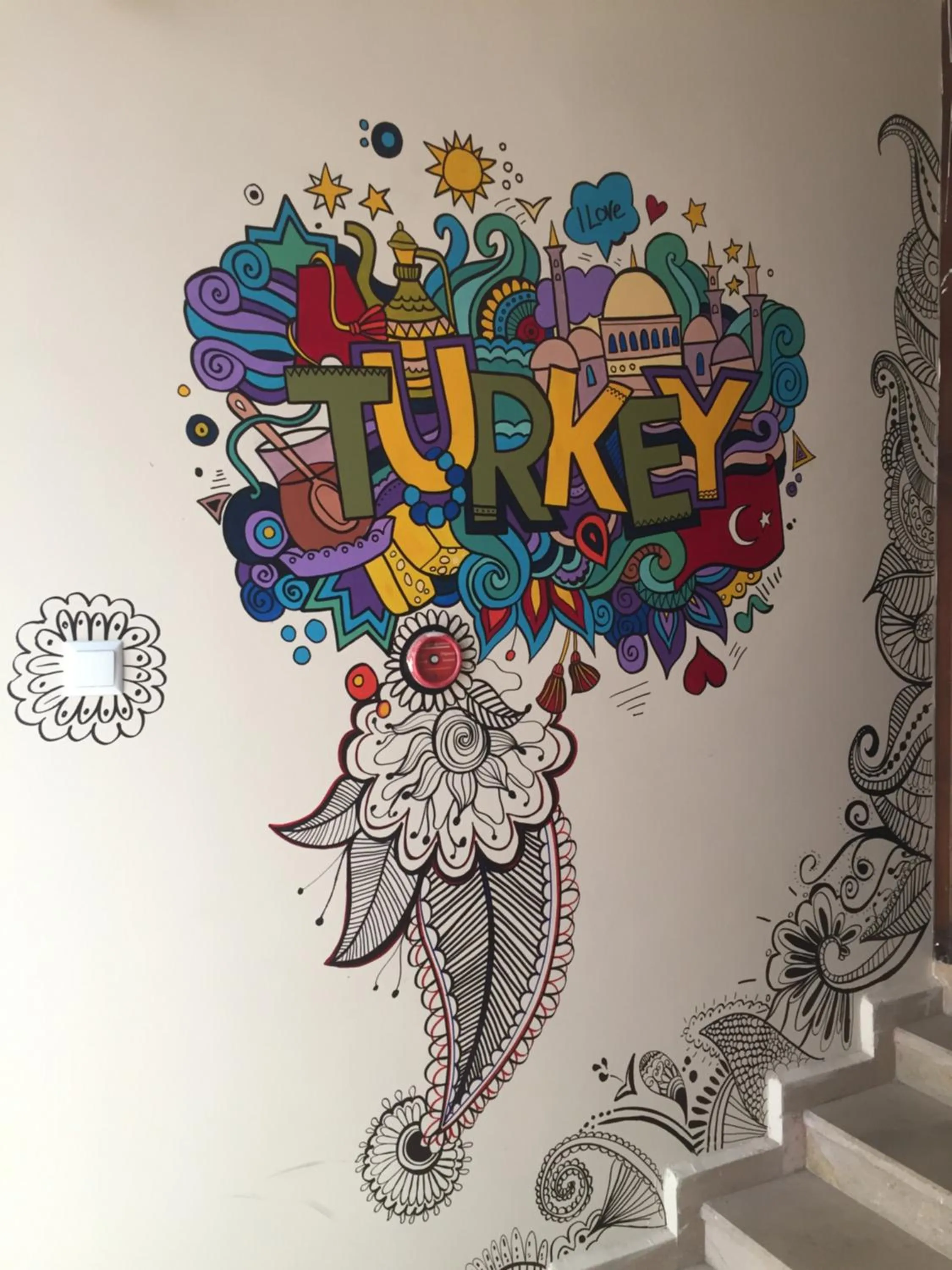 Logo/Certificate/Sign in Deeps Hostel Eskişehir