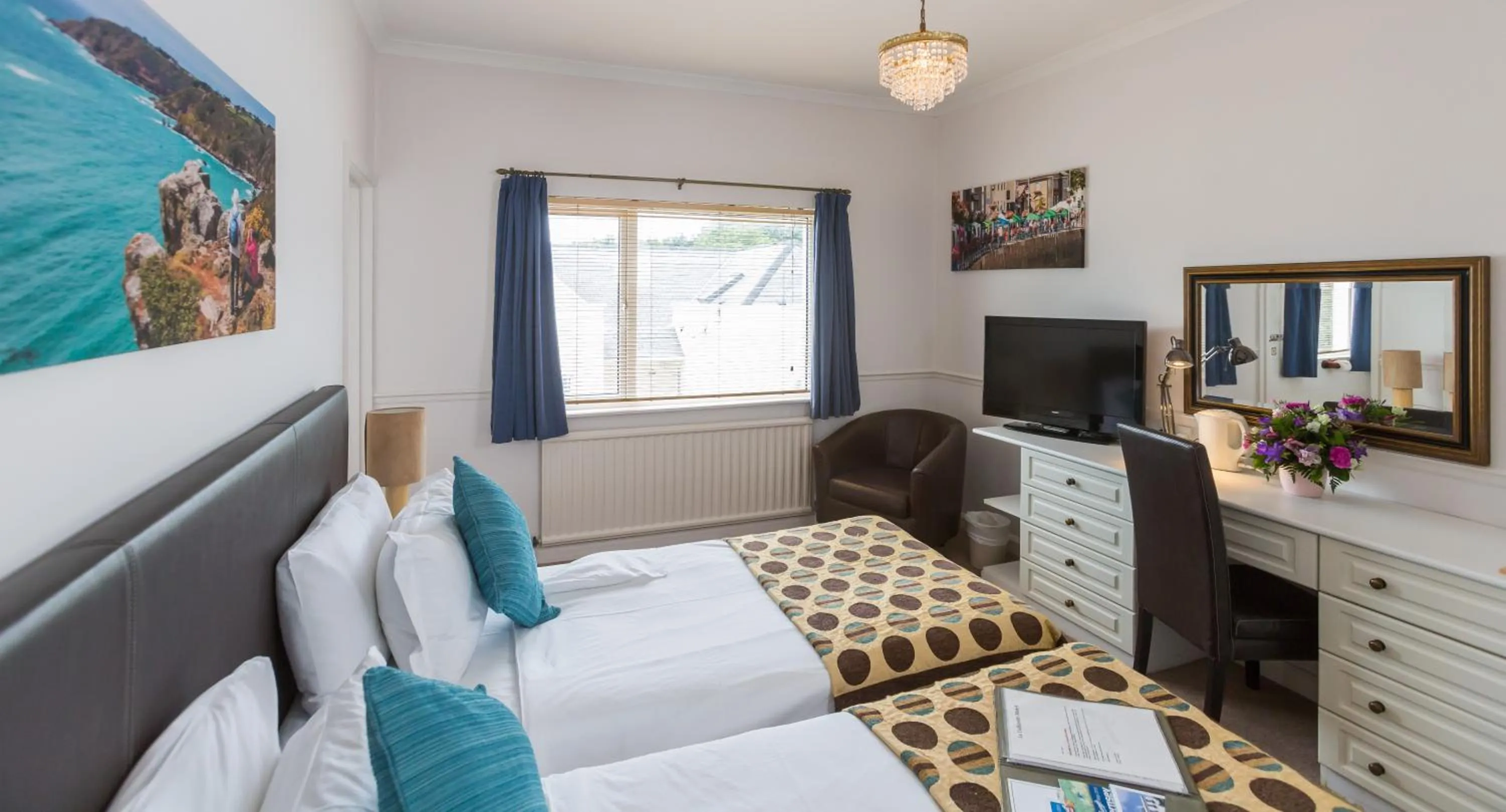 Bed in La Collinette Hotel, Cottages & Apartments