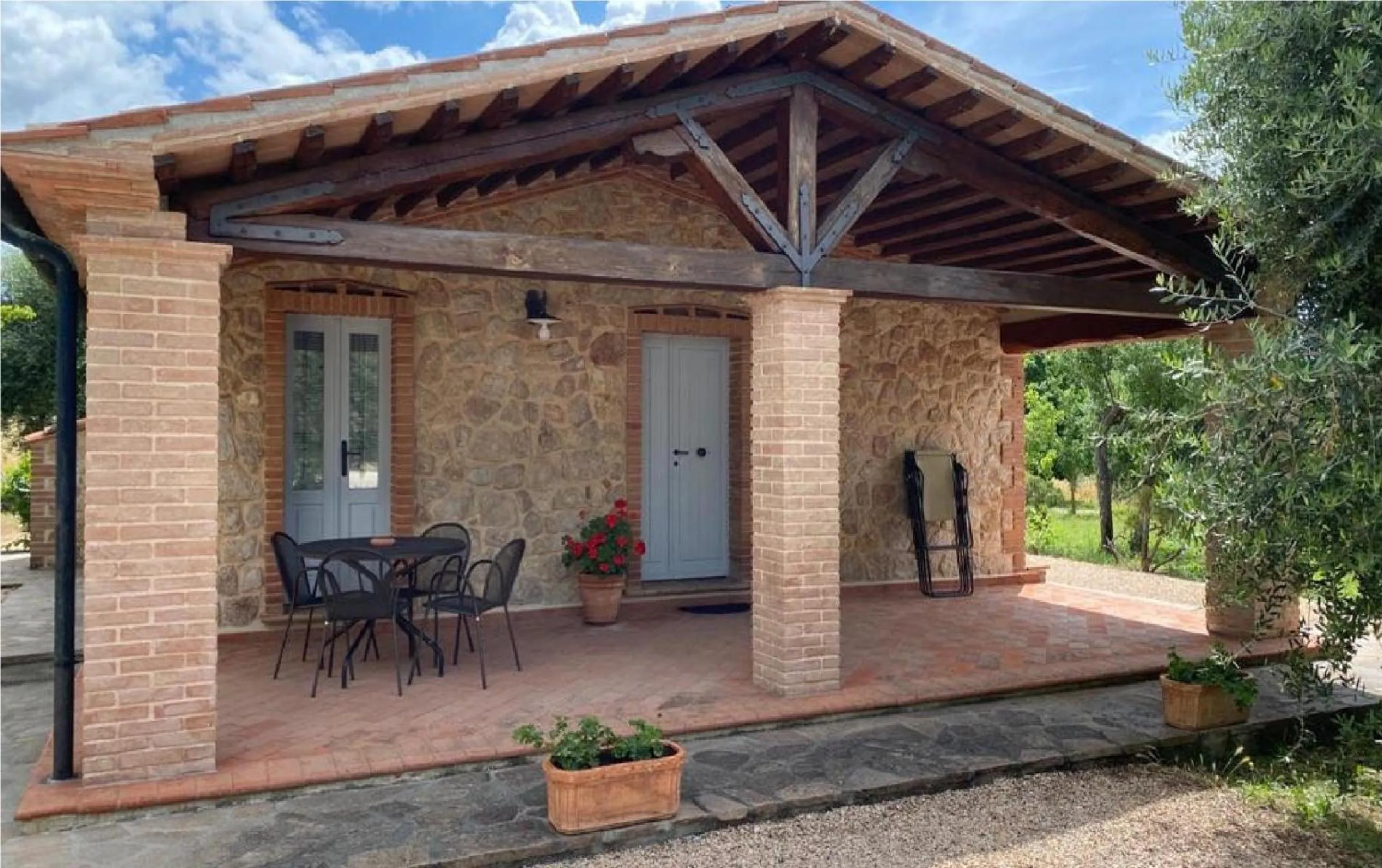 Balcony/Terrace in Bio Agriturismo Le Cascatelle