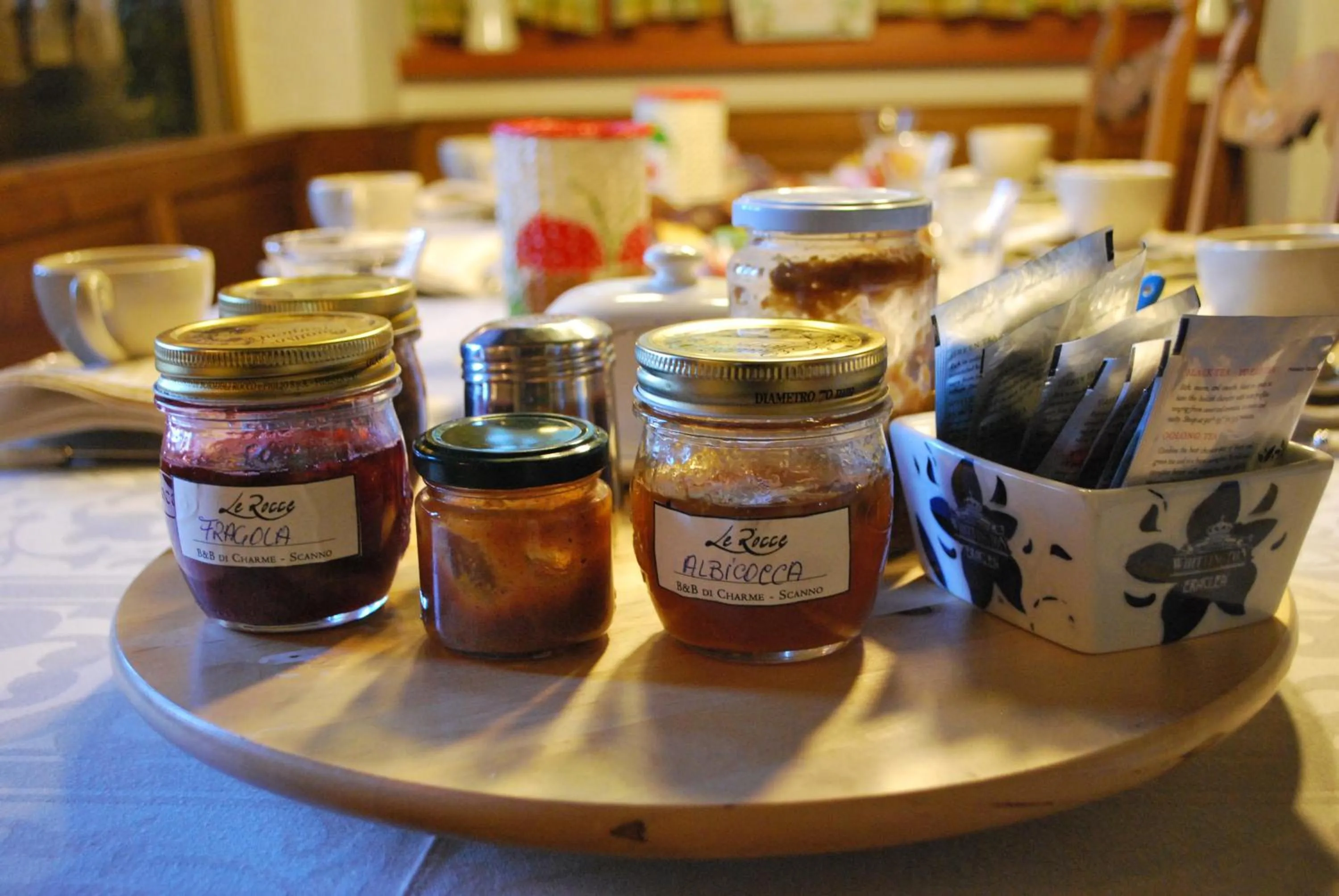 Food and drinks in Le Rocce di Scanno B&B di Charme