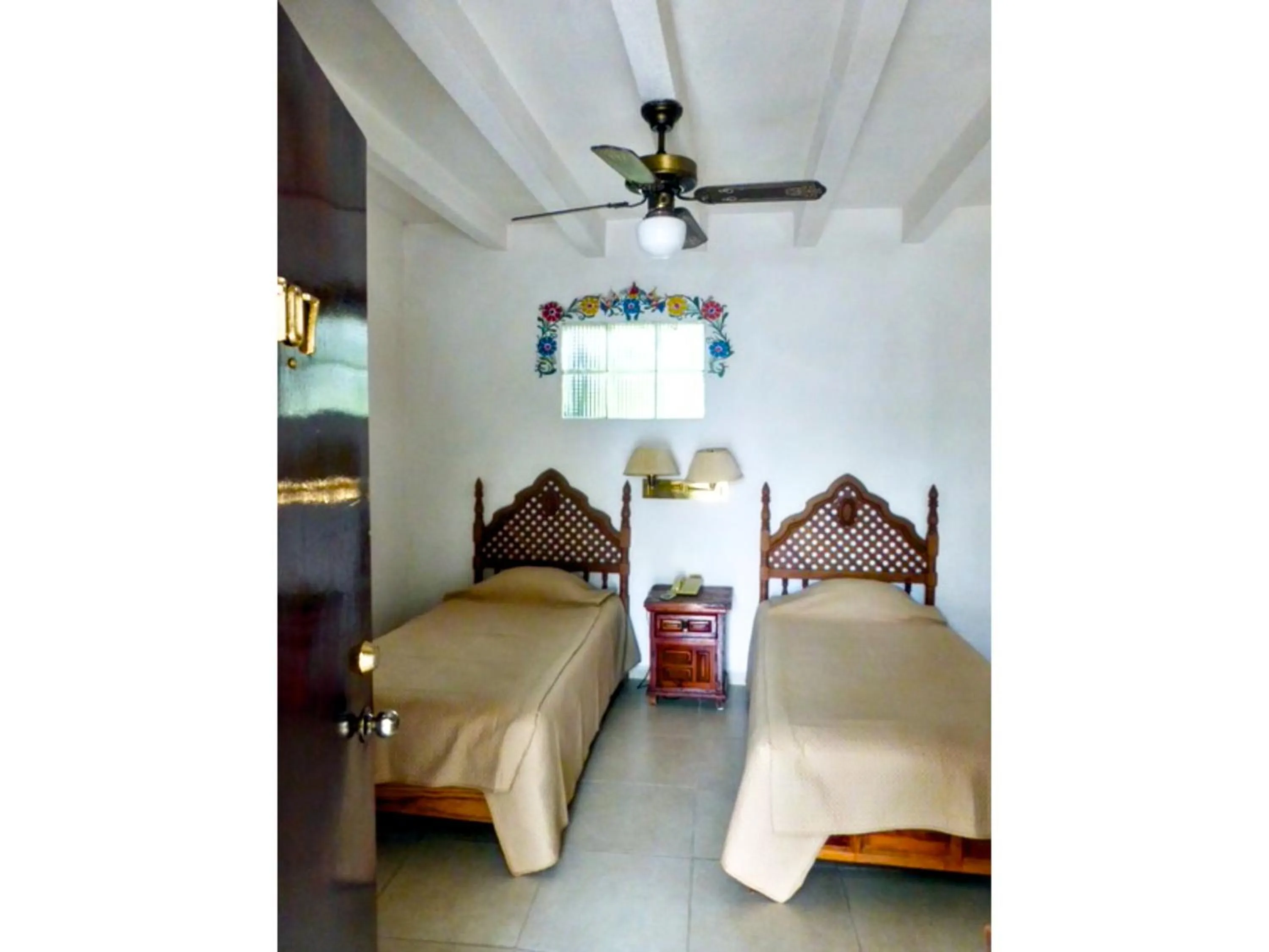 Bed in Hotel Bajo el Volcan