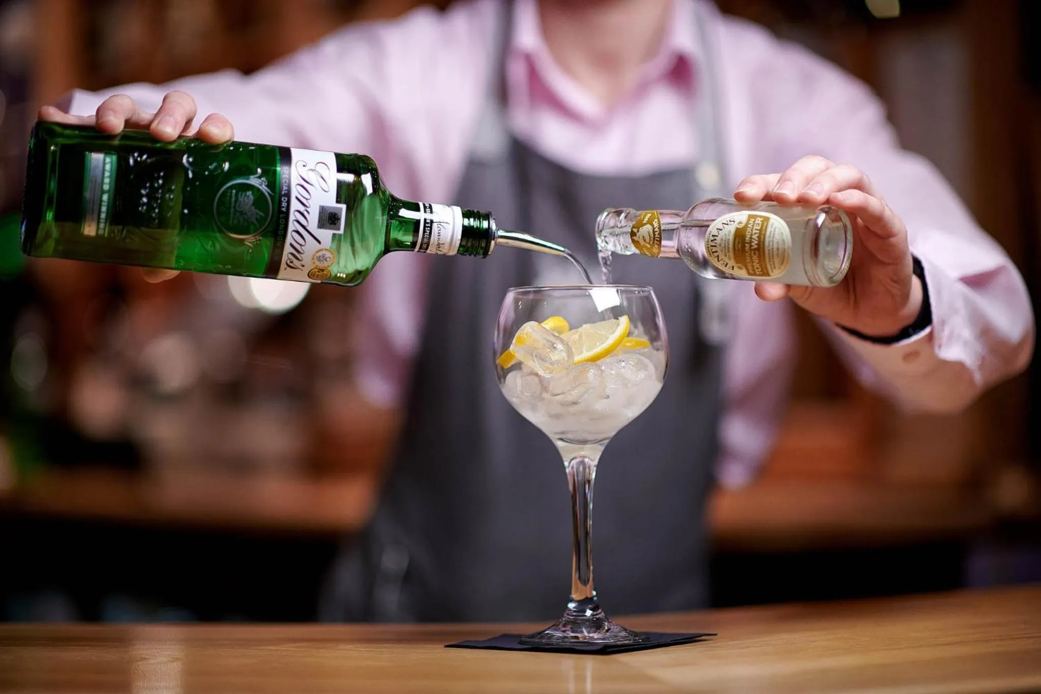 Alcoholic drinks in The Fell Hotel