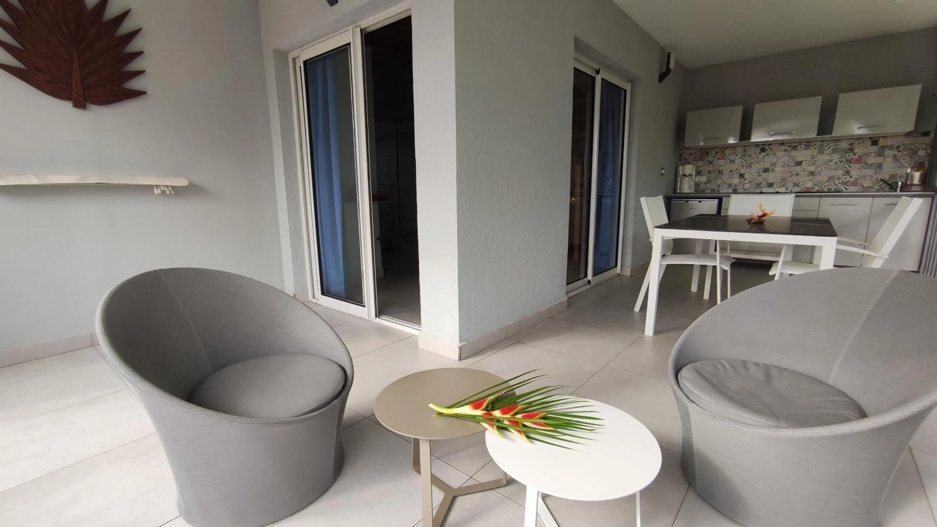 Seating area in Habitation Grande Anse Résidence hôtelière