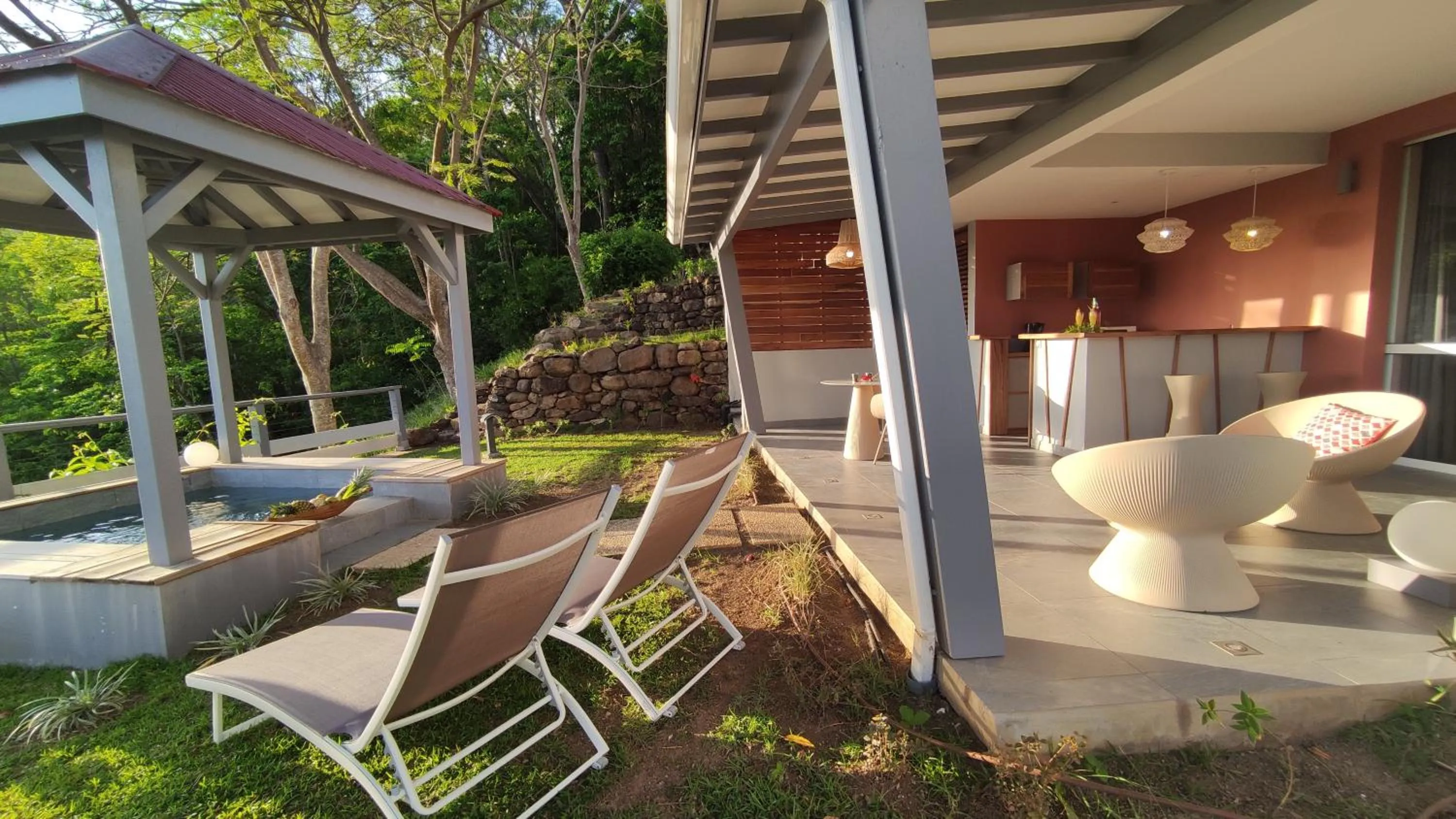 Garden view in Habitation Grande Anse Résidence hôtelière