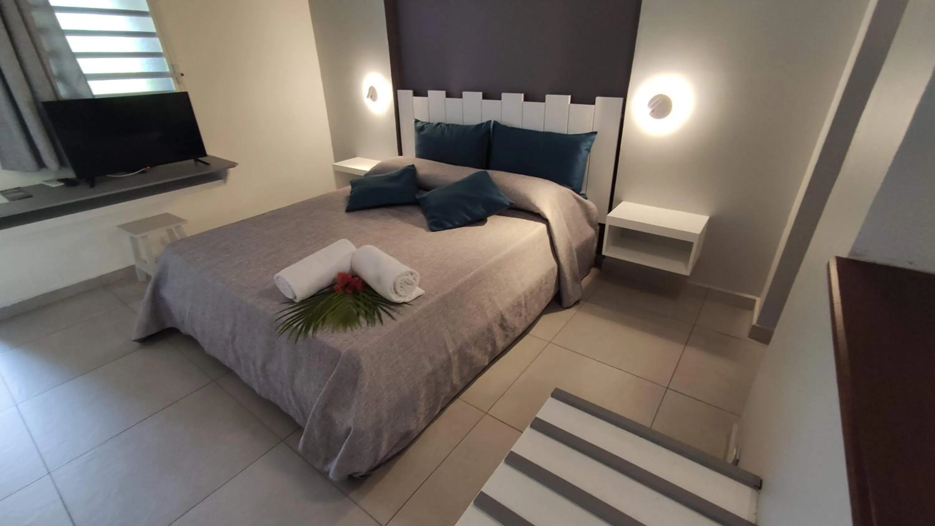 Bed in Habitation Grande Anse Résidence hôtelière