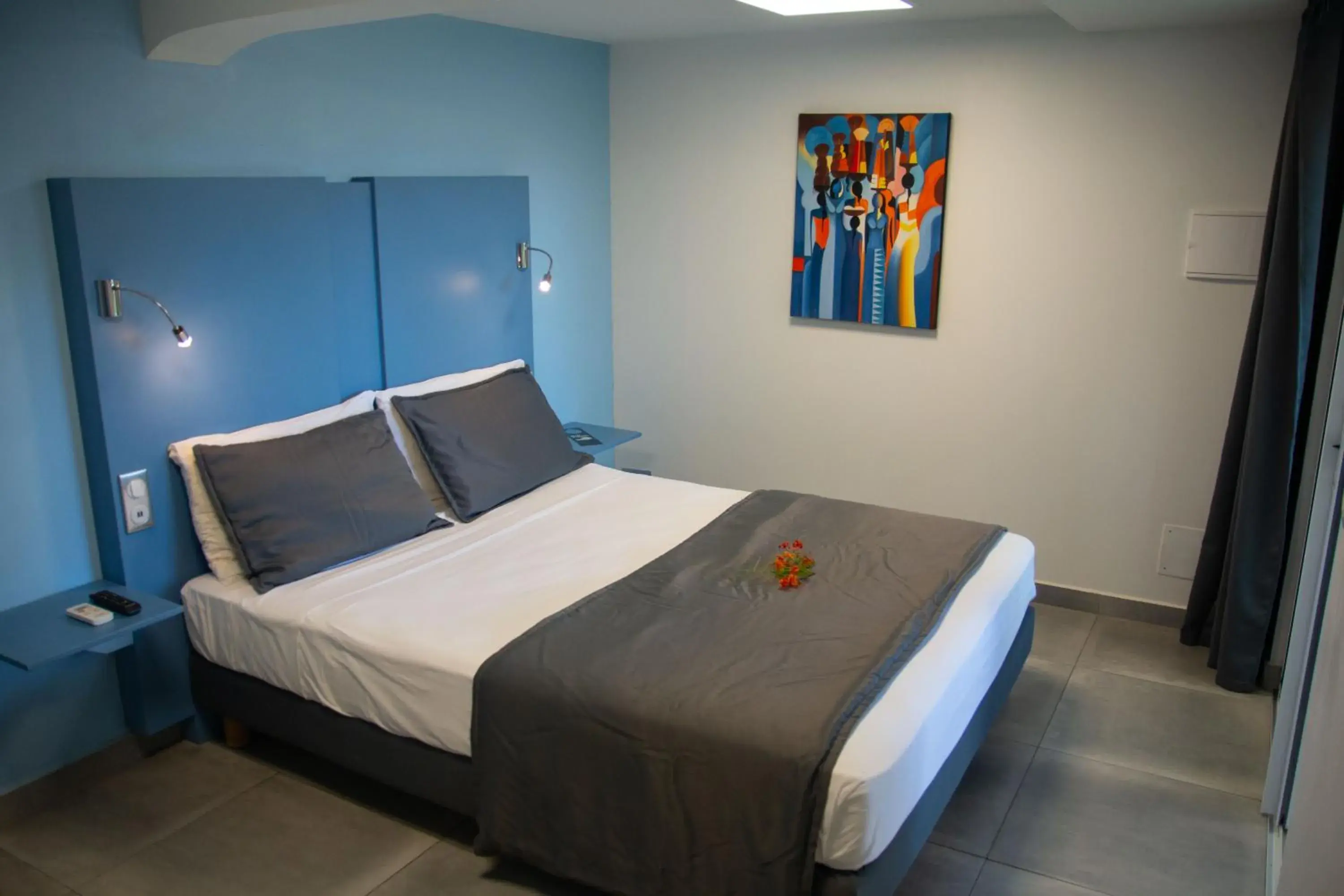 Bedroom, Bed in Habitation Grande Anse Résidence hôtelière Bedroom, Bed in Habitation Grande Anse Résidence hôtelière