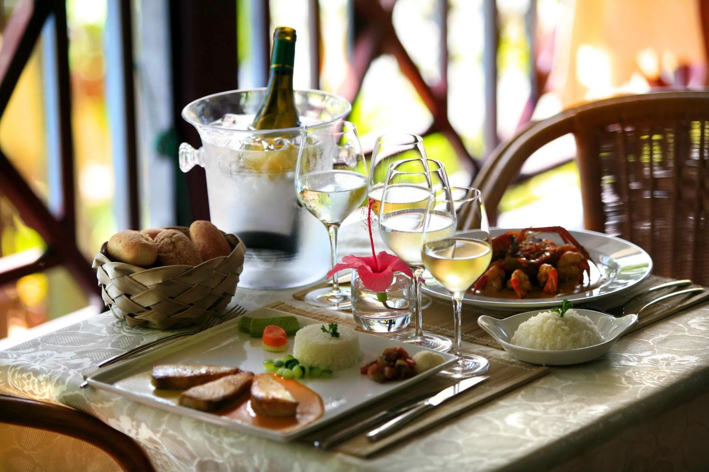 Restaurant/places to eat in Habitation Grande Anse Résidence hôtelière