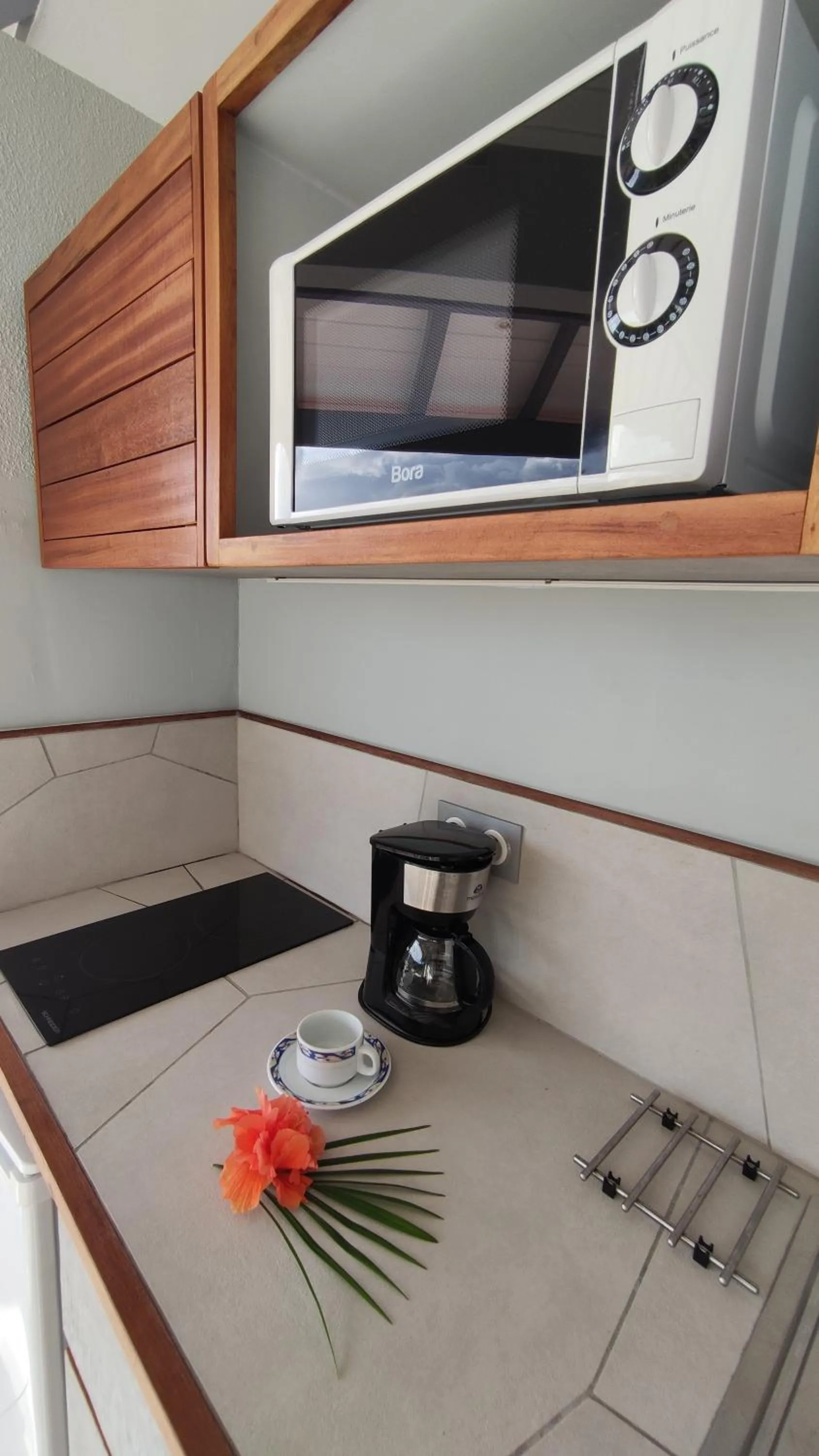 Kitchen or kitchenette in Habitation Grande Anse Résidence hôtelière