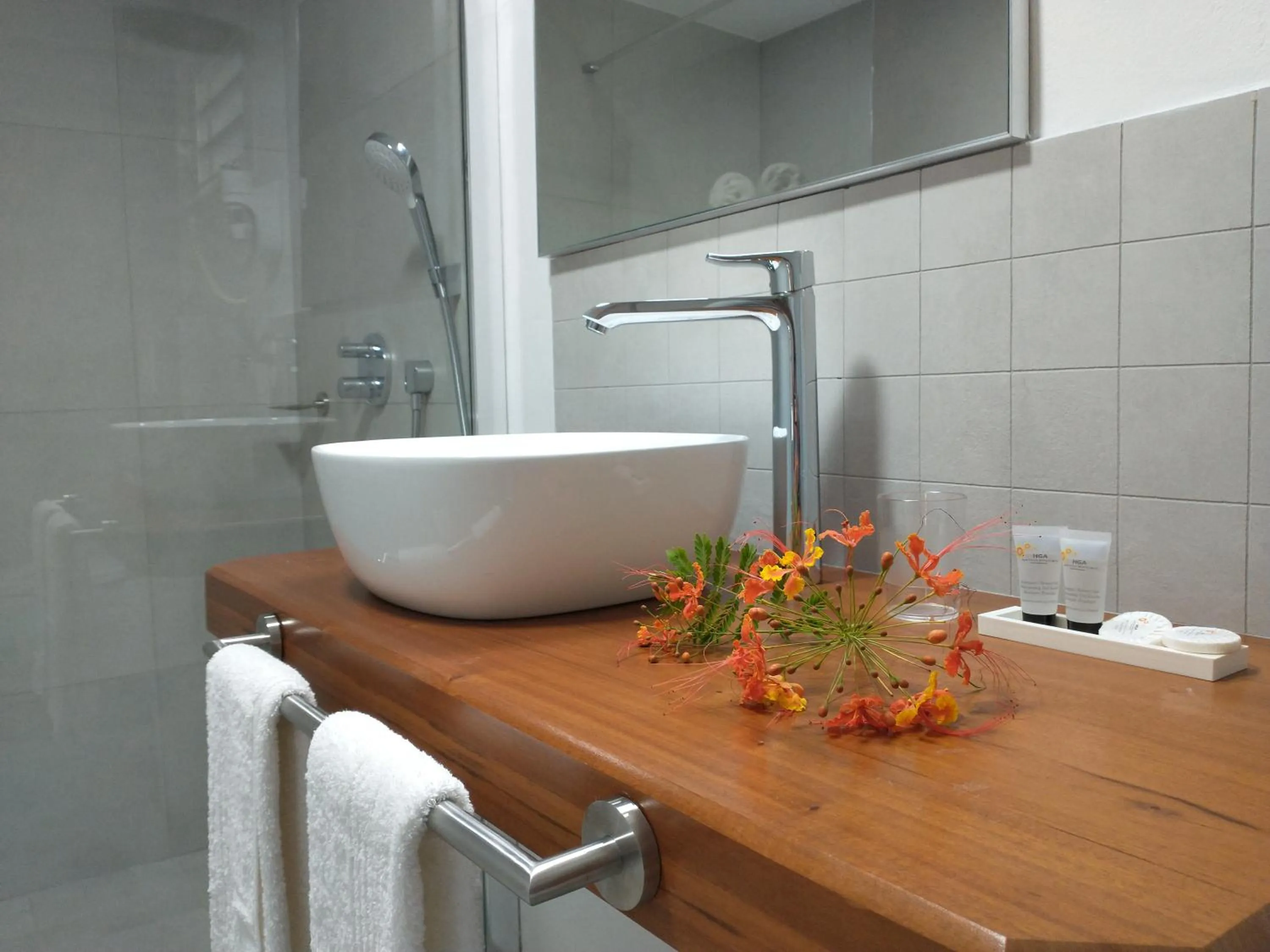 Bathroom in Habitation Grande Anse Résidence hôtelière