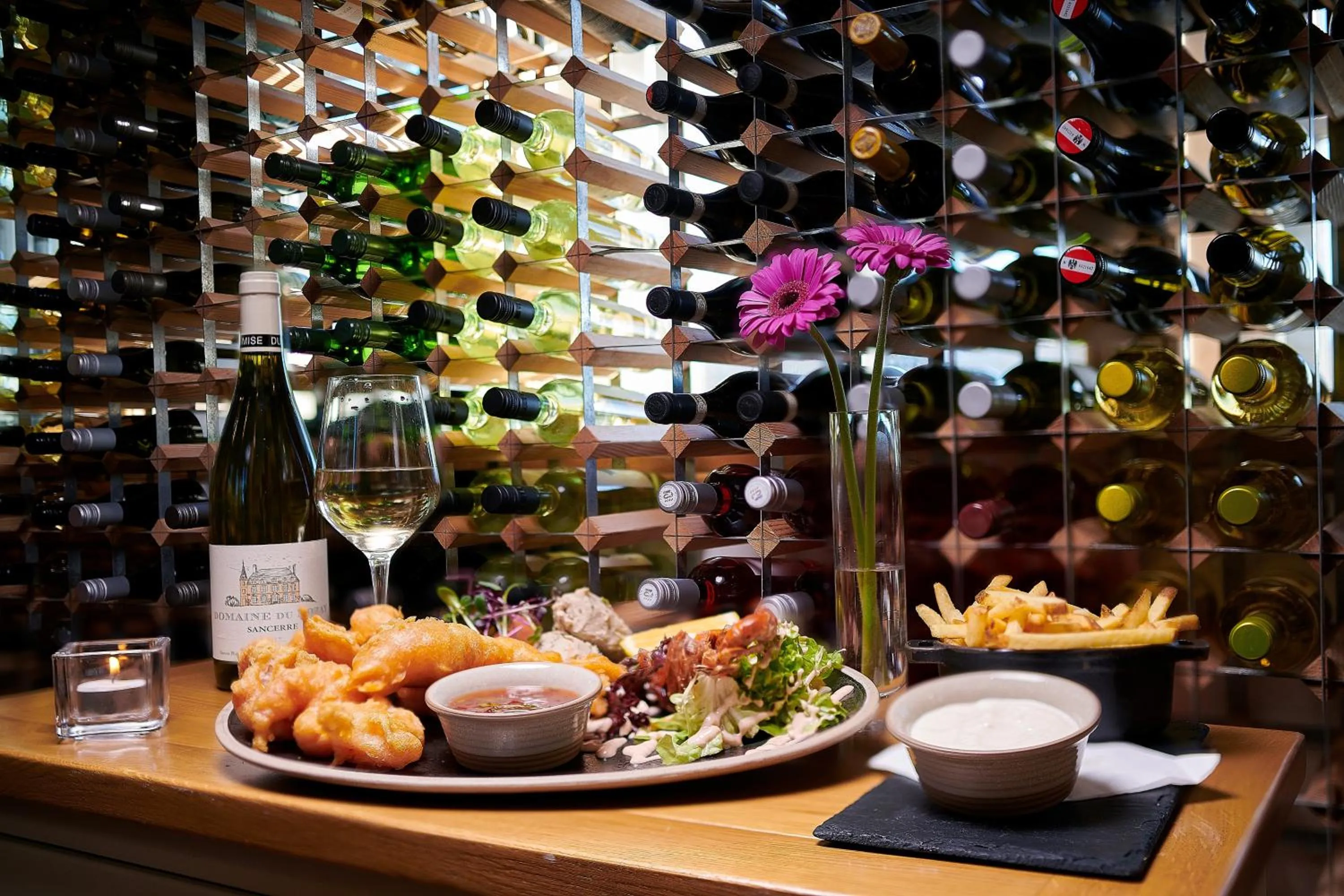 Food and drinks in The Devonshire Arms Hotel at Bolton Abbey