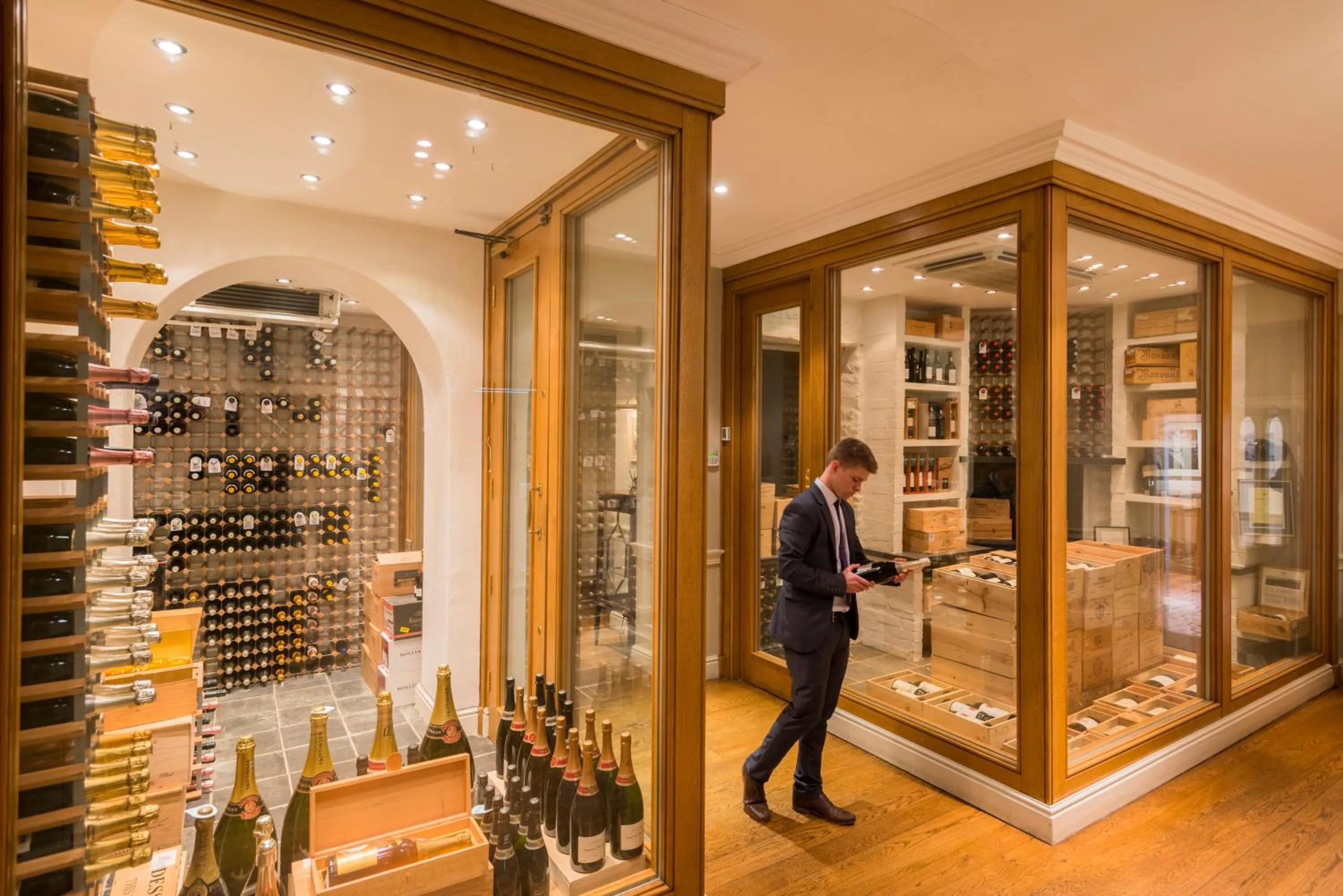 Alcoholic drinks in The Devonshire Arms Hotel at Bolton Abbey