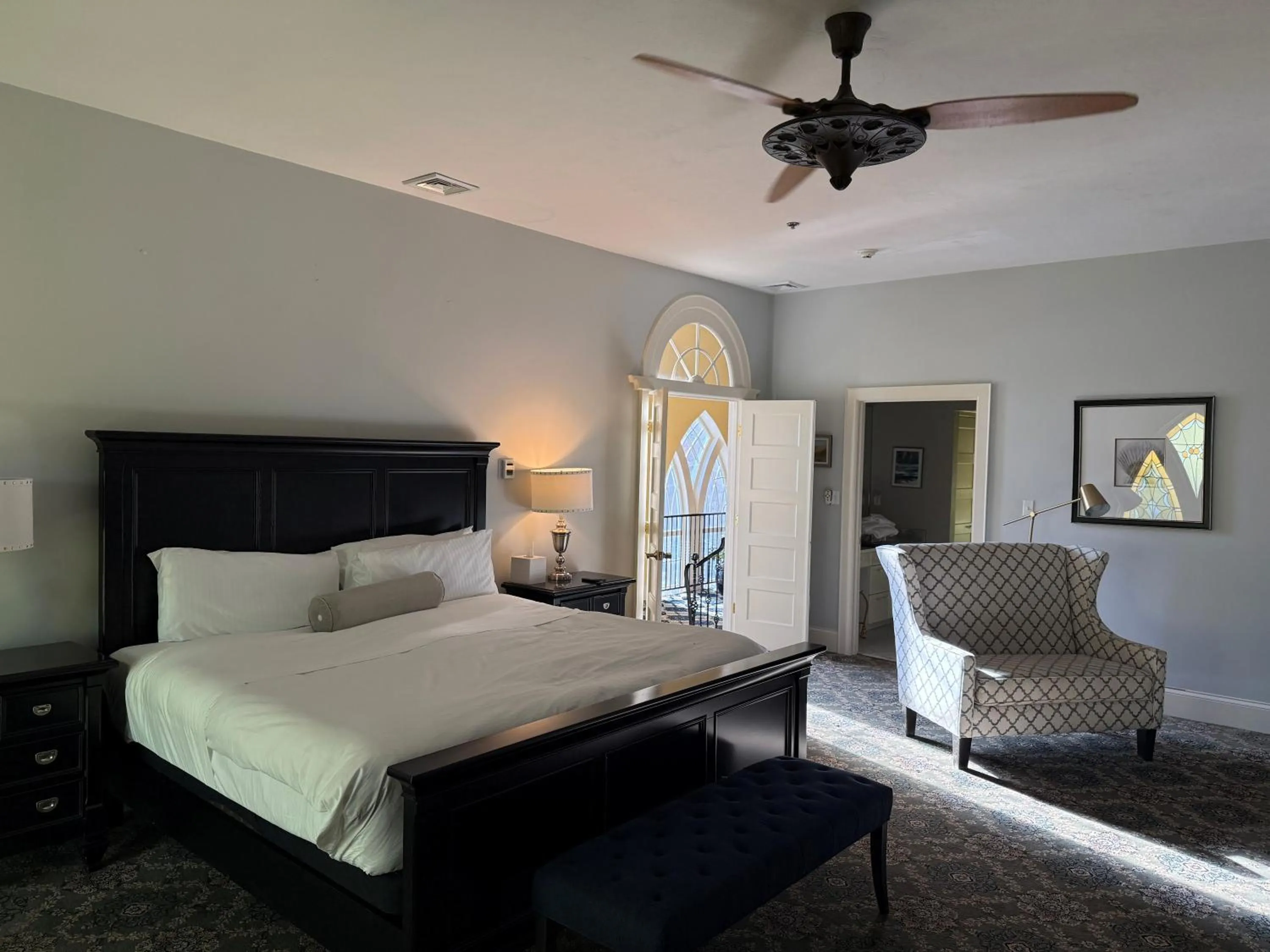 Bed in Belfry Inn and Bistro