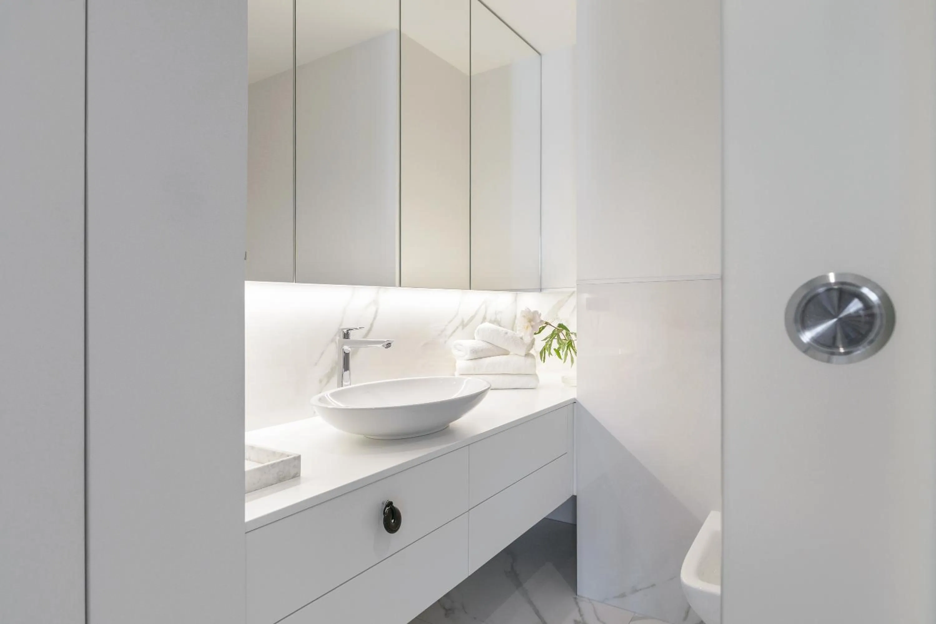 Bathroom in Centro Design Apartments - Półwiejska