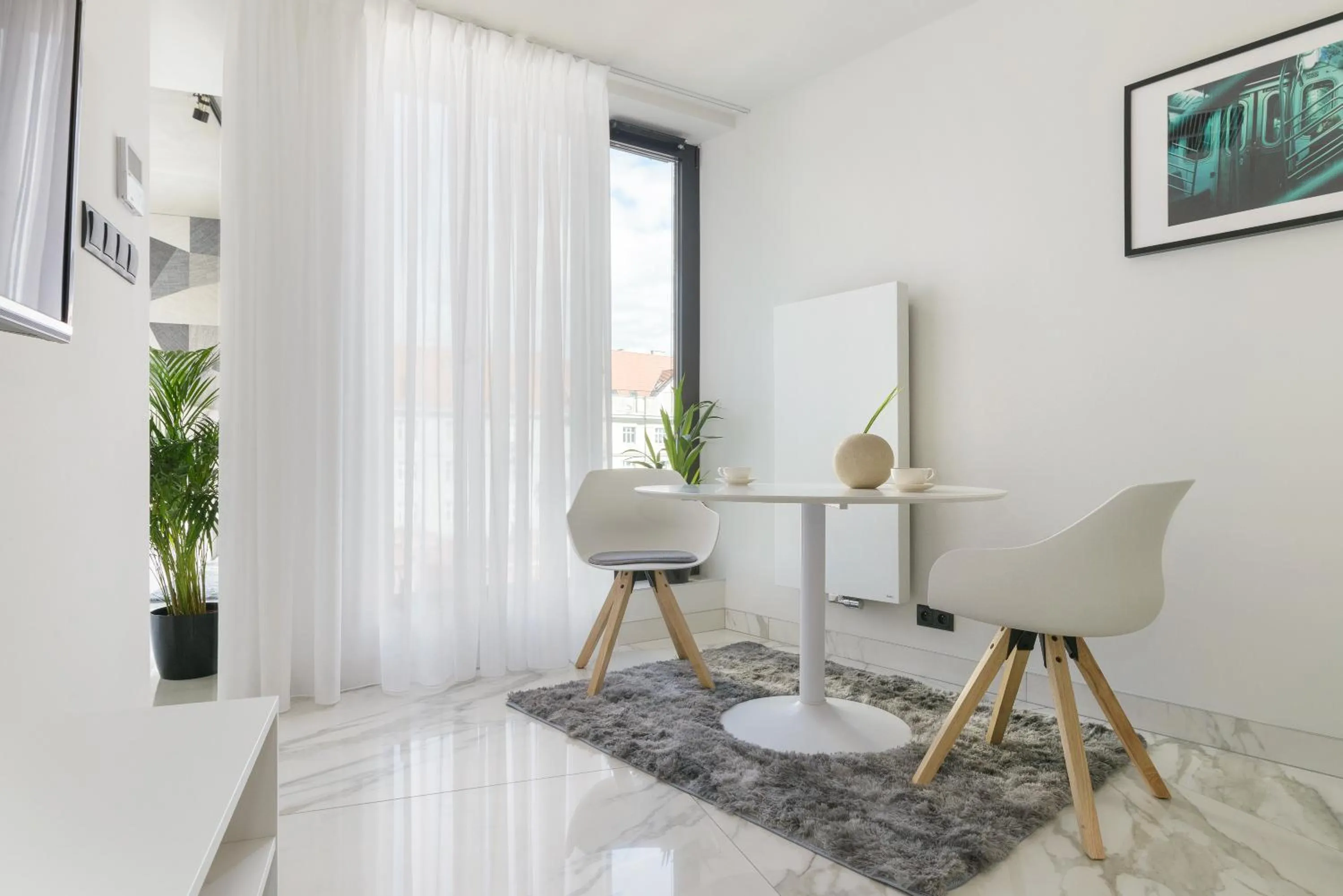 Living room in Centro Design Apartments - Półwiejska