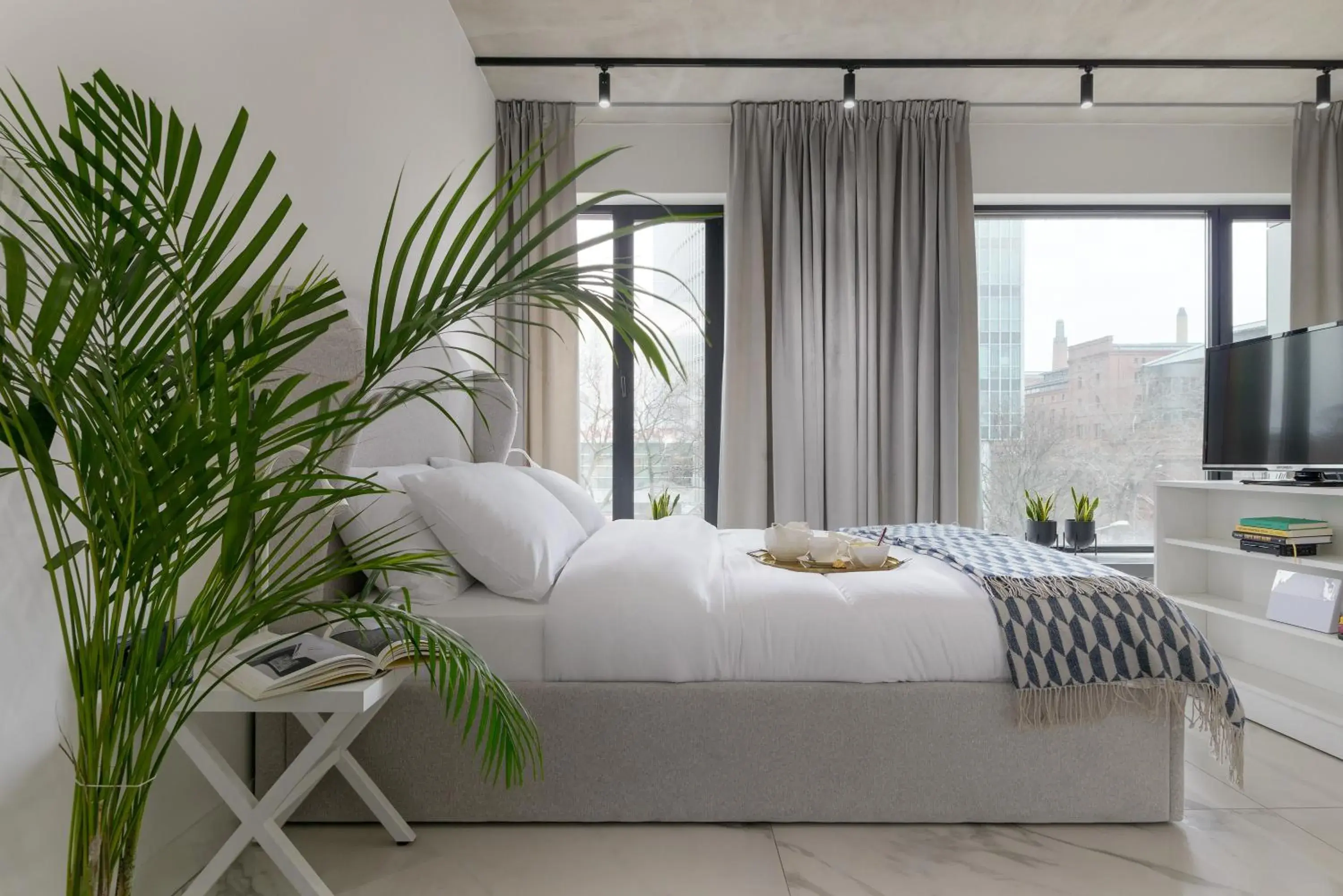 Bed in Centro Design Apartments - Półwiejska Bed in Centro Design Apartments - Półwiejska