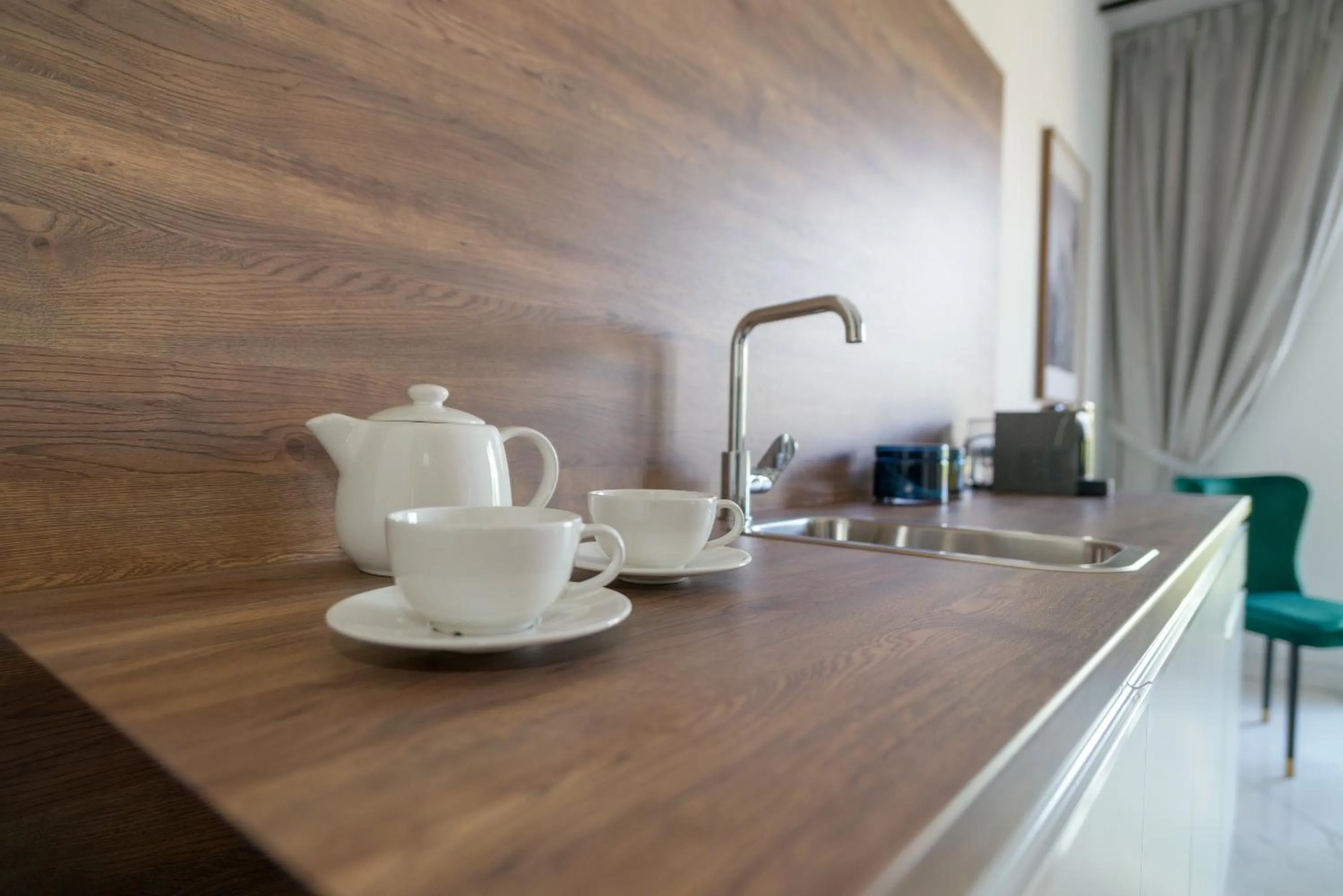 Kitchen or kitchenette in Centro Design Apartments - Półwiejska