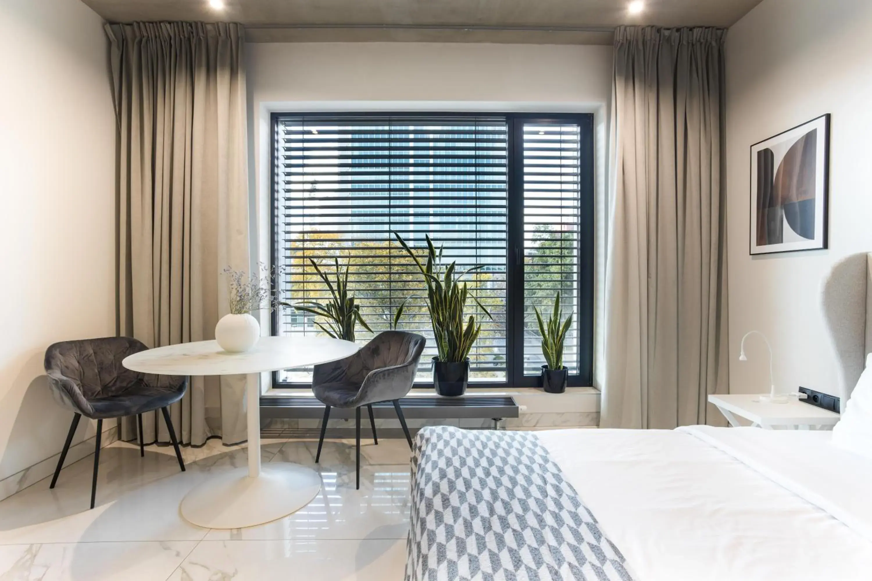 Bed in Centro Design Apartments - Półwiejska Bed in Centro Design Apartments - Półwiejska