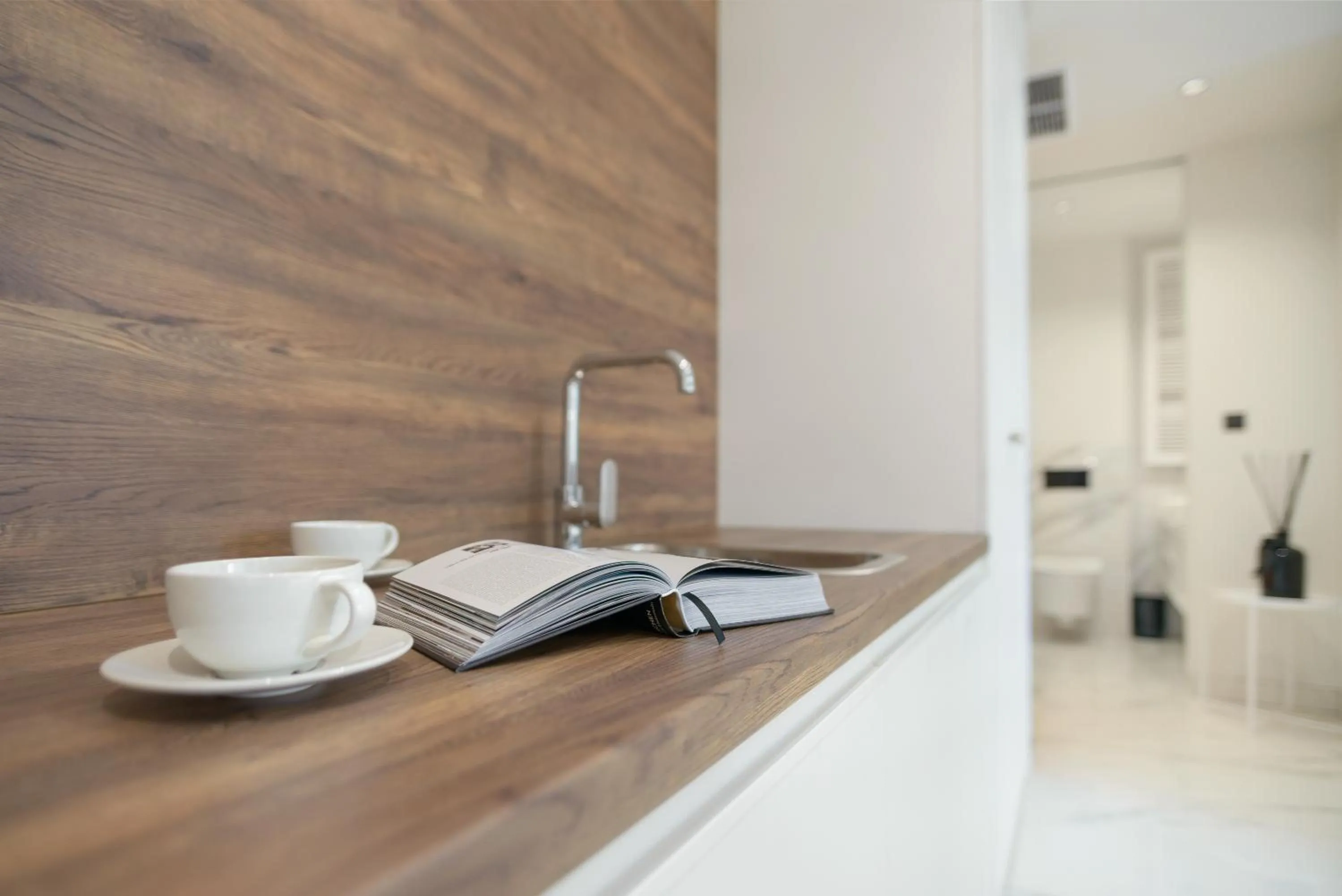 Kitchen or kitchenette in Centro Design Apartments - Półwiejska