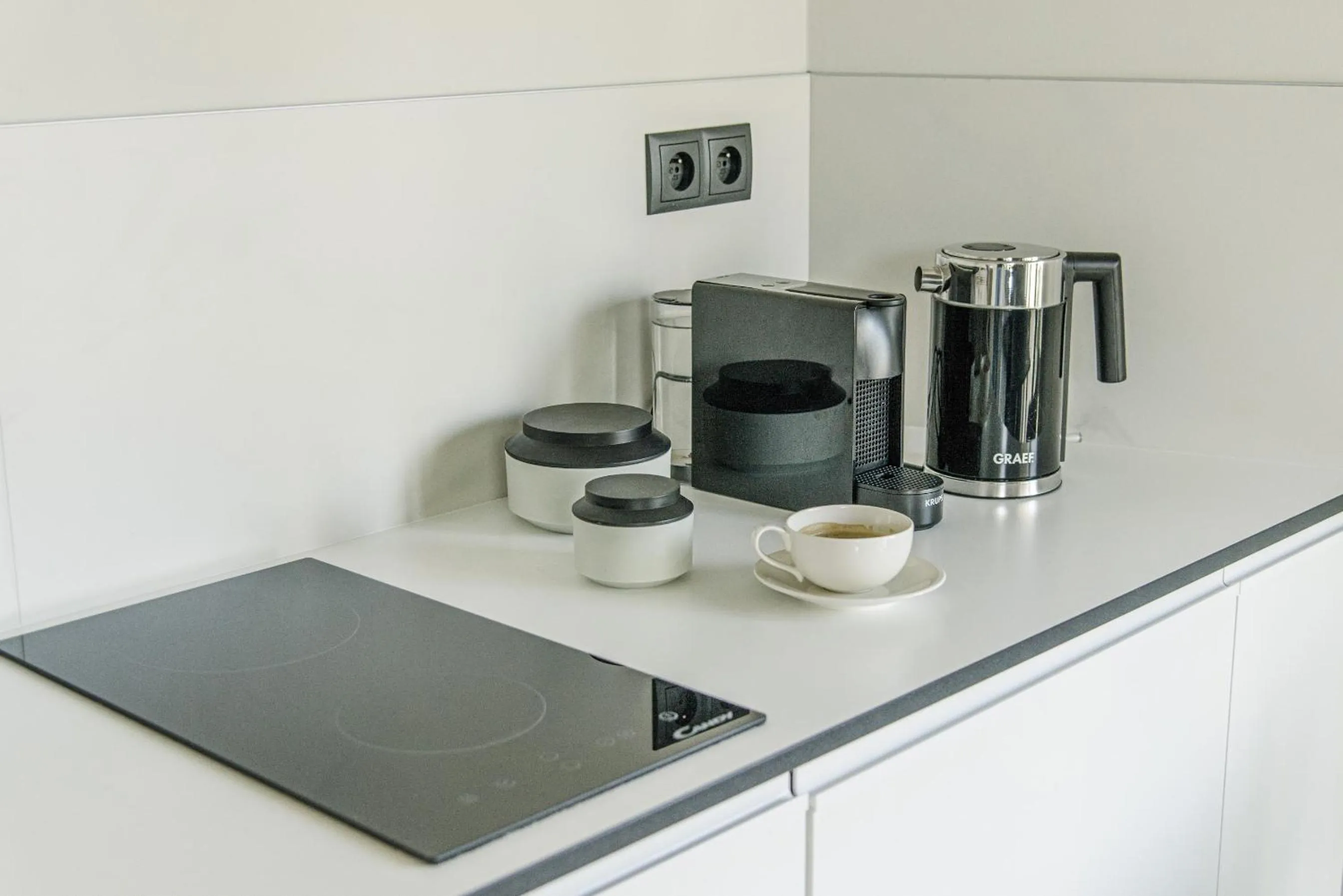 Kitchen or kitchenette in Centro Design Apartments - Półwiejska