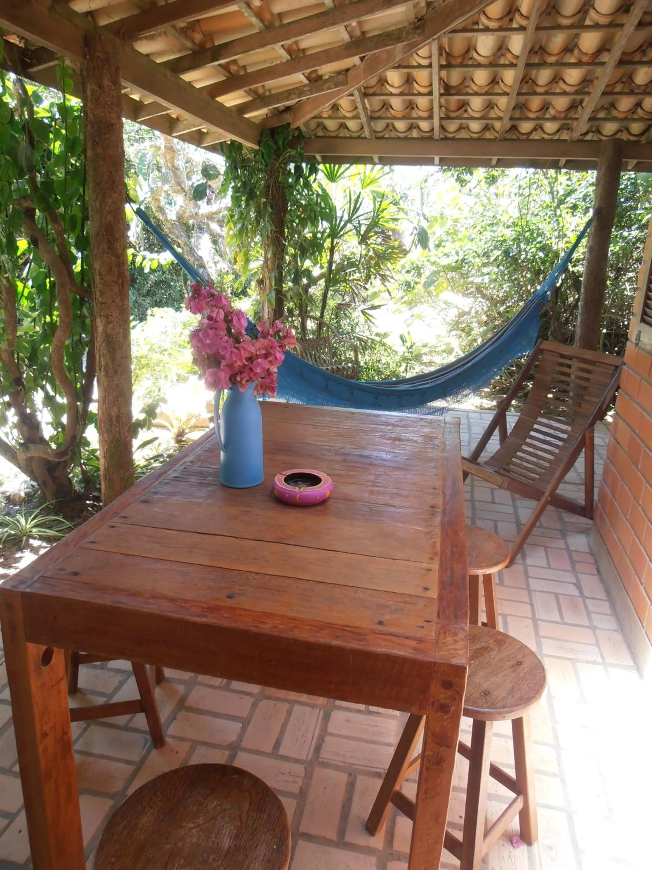 Balcony/Terrace in Pousada Rosa & Canela