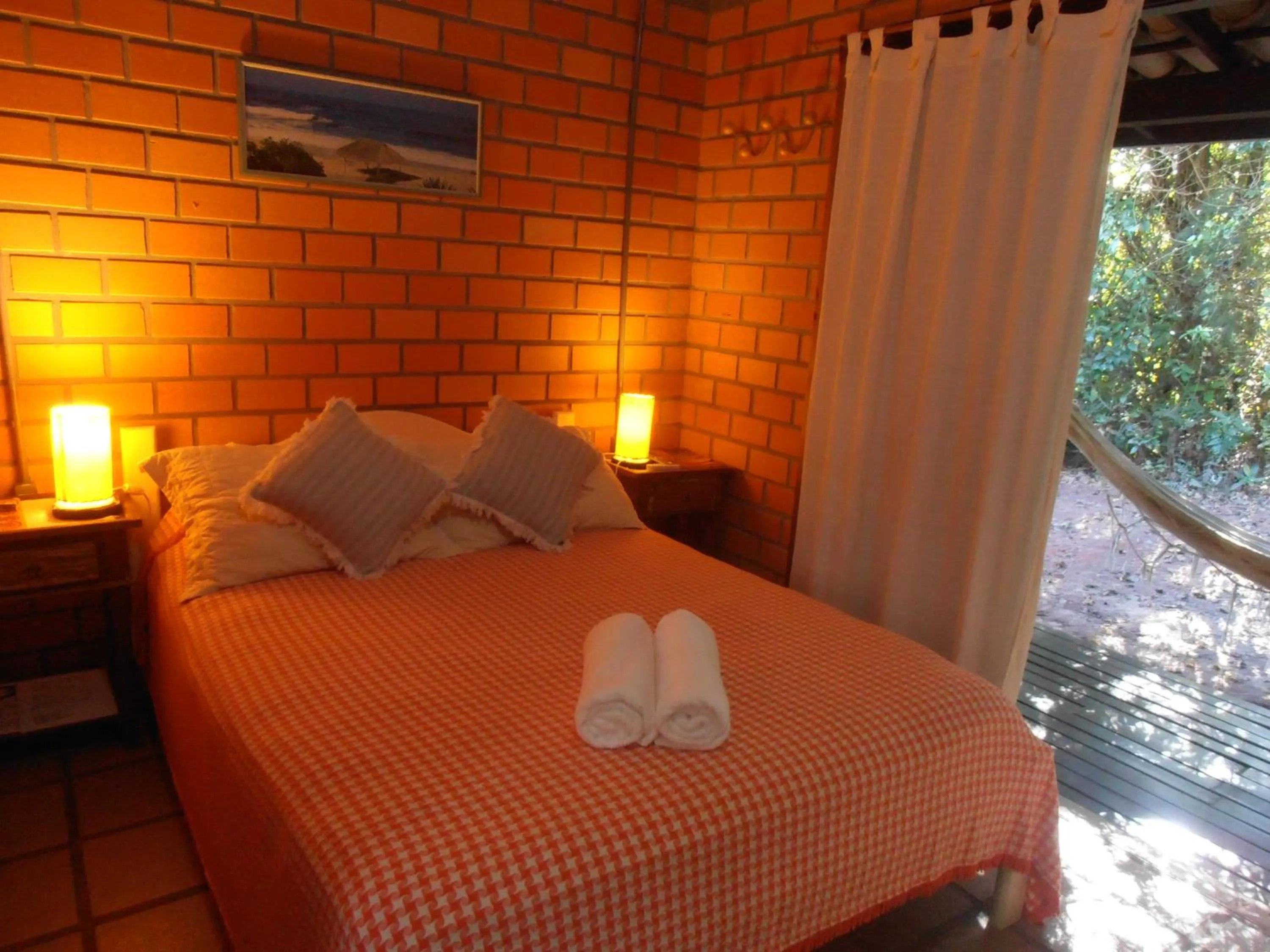 Bed in Pousada Rosa & Canela