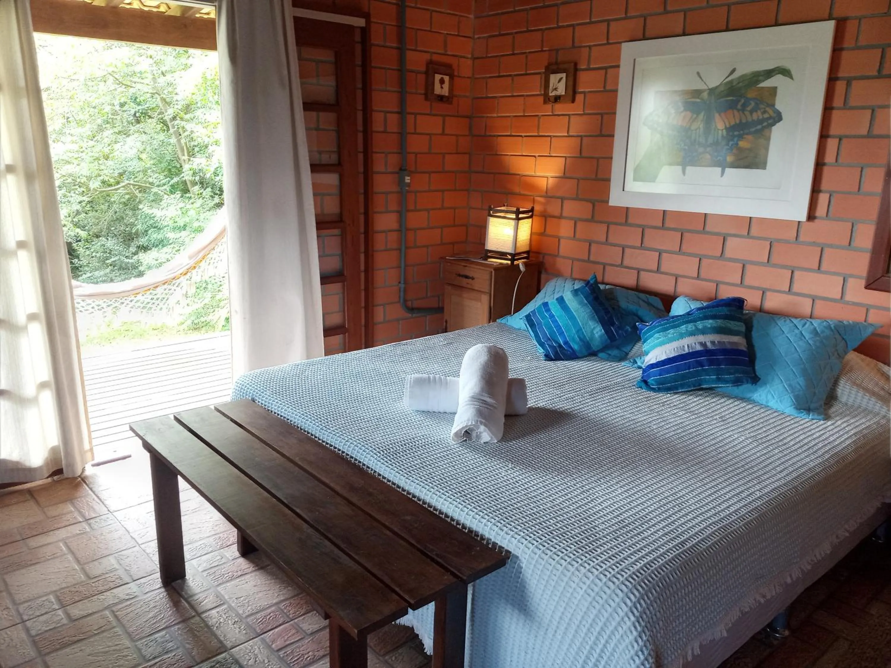 Bed in Pousada Rosa & Canela