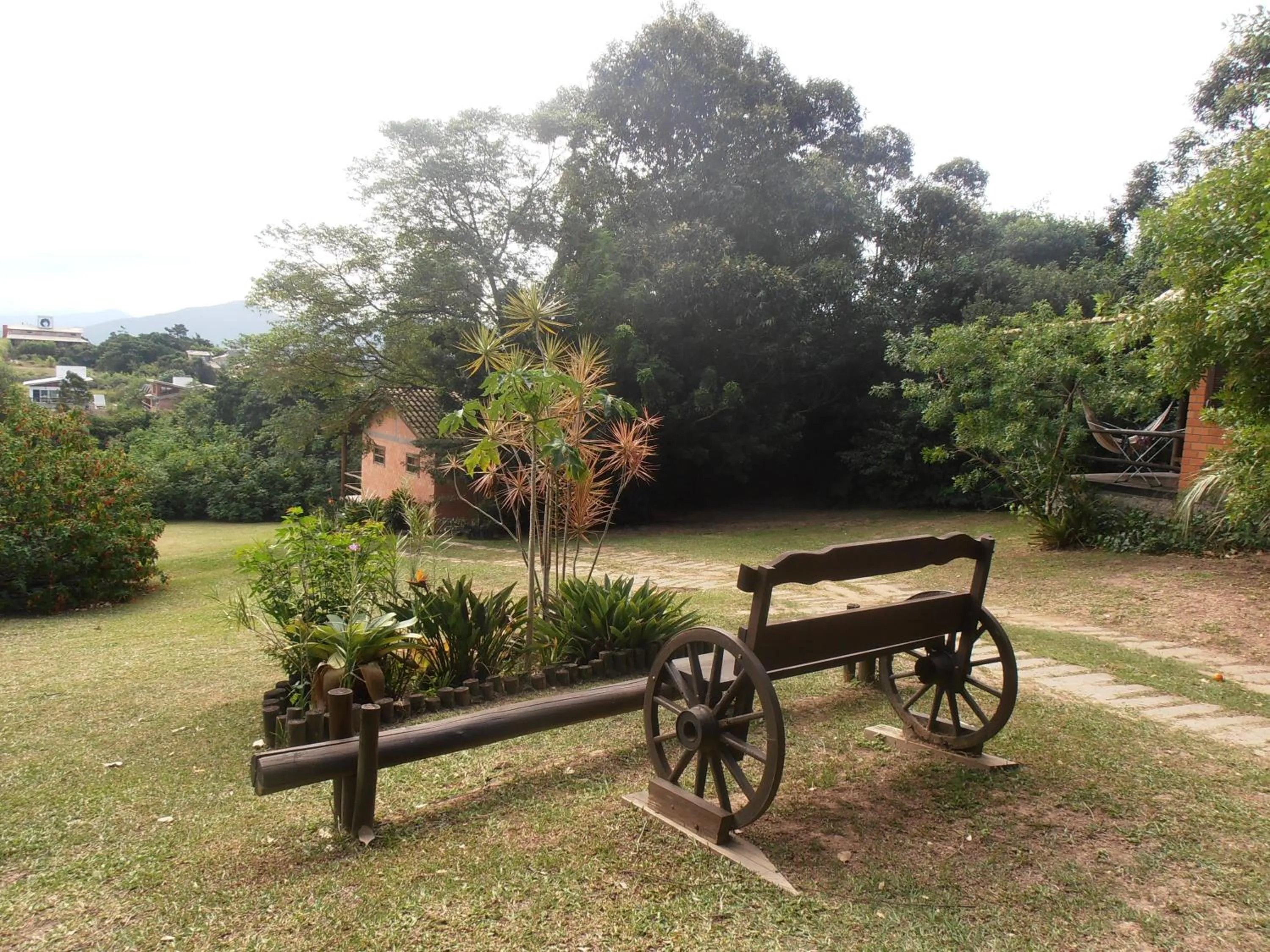 Garden view in Pousada Rosa & Canela