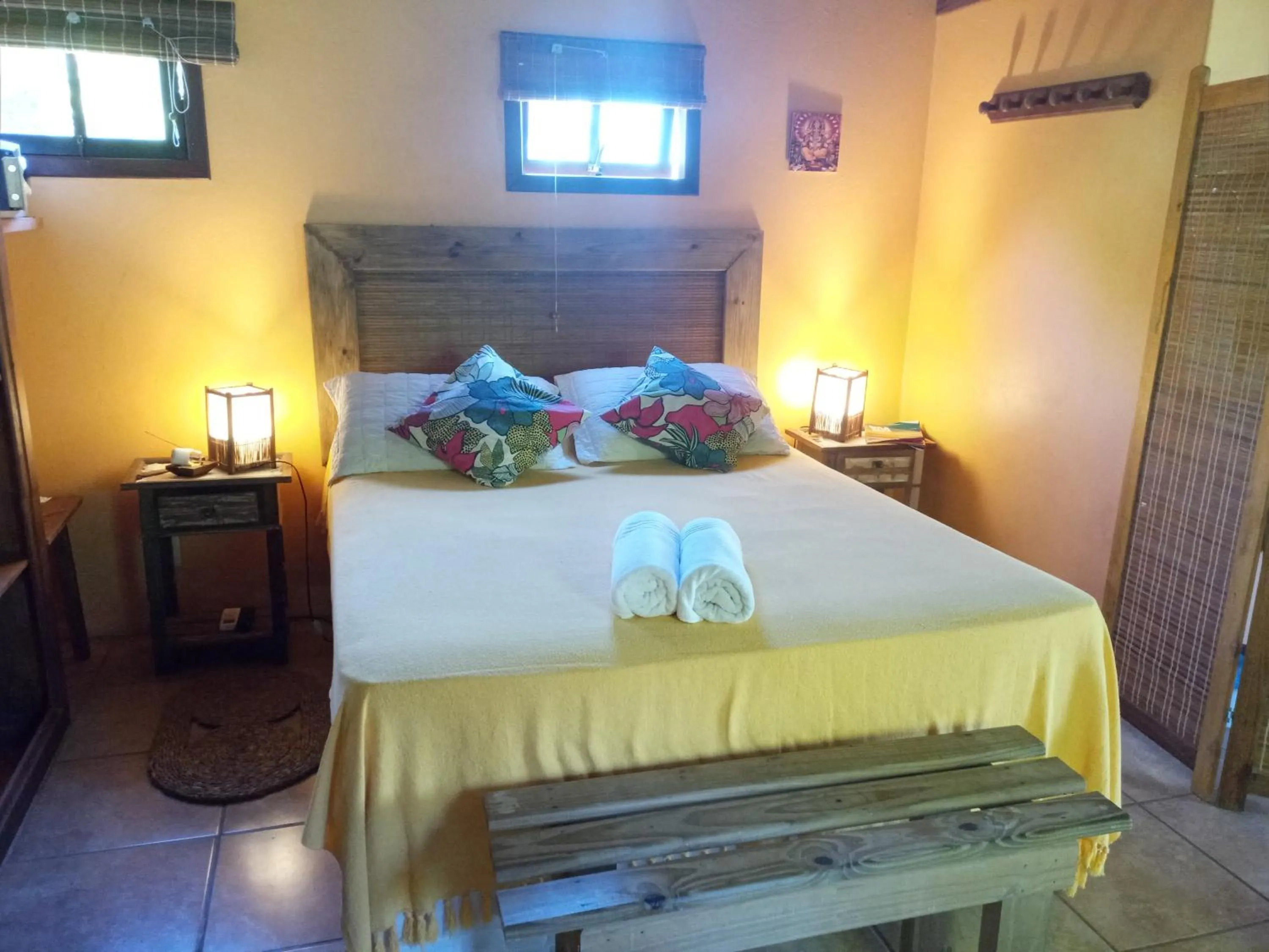 Bed in Pousada Rosa & Canela