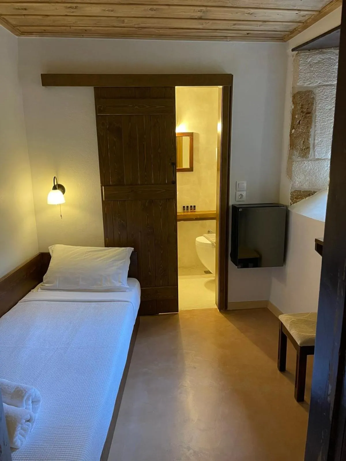 Bedroom, Bed in Captain Vasilis Hotel