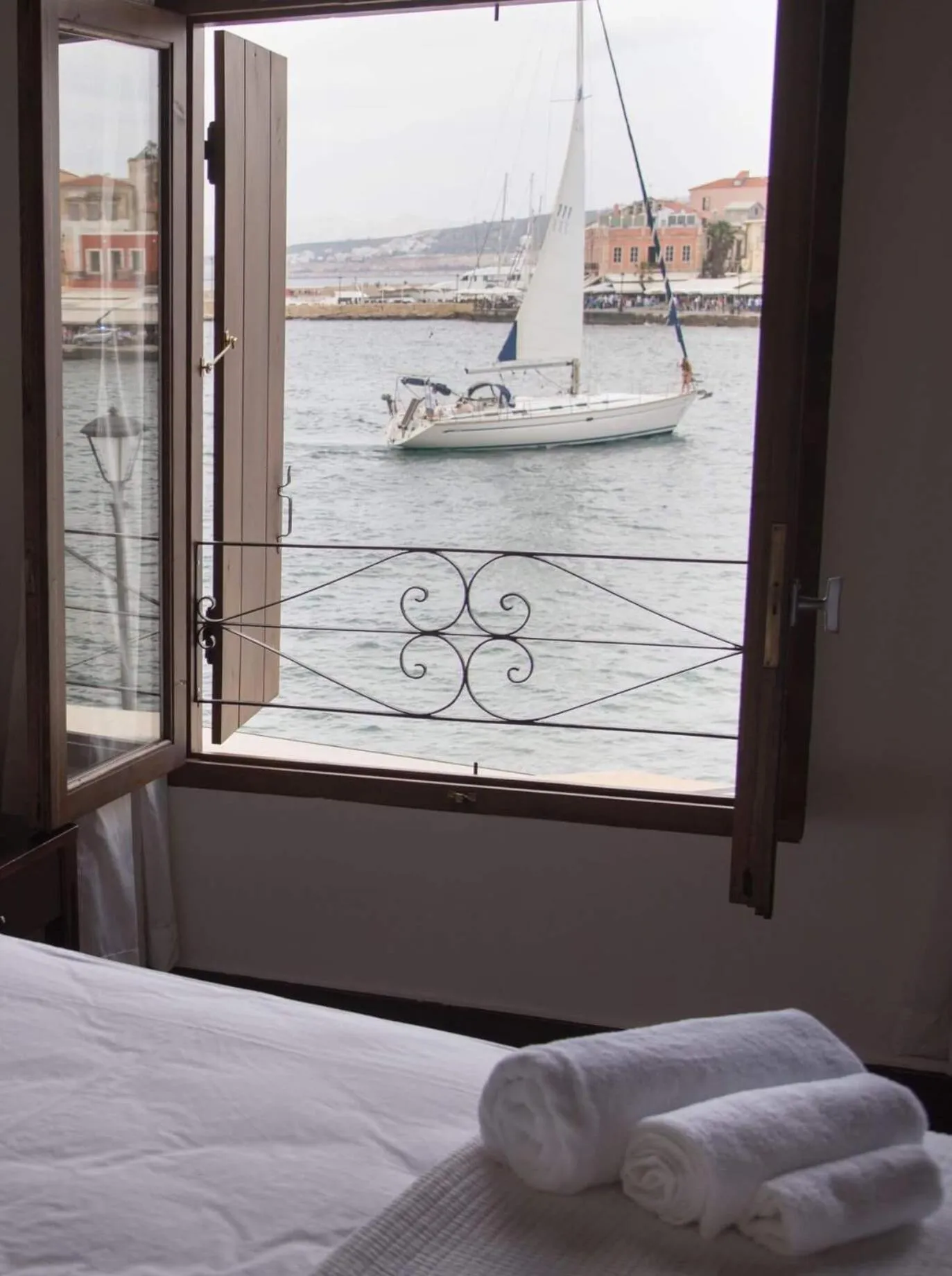 Sea view, Bed in Captain Vasilis Hotel