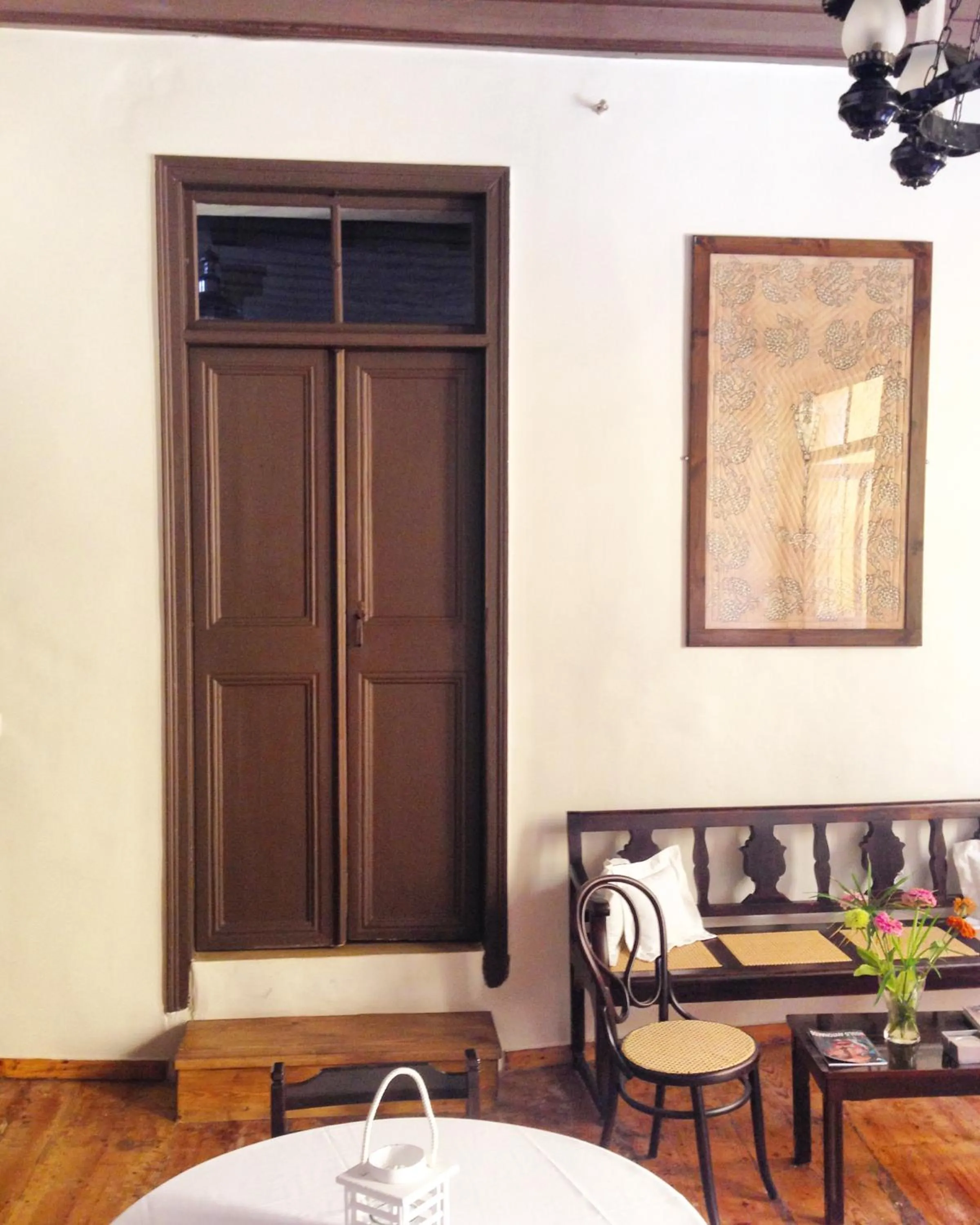 Seating area in Captain Vasilis Hotel