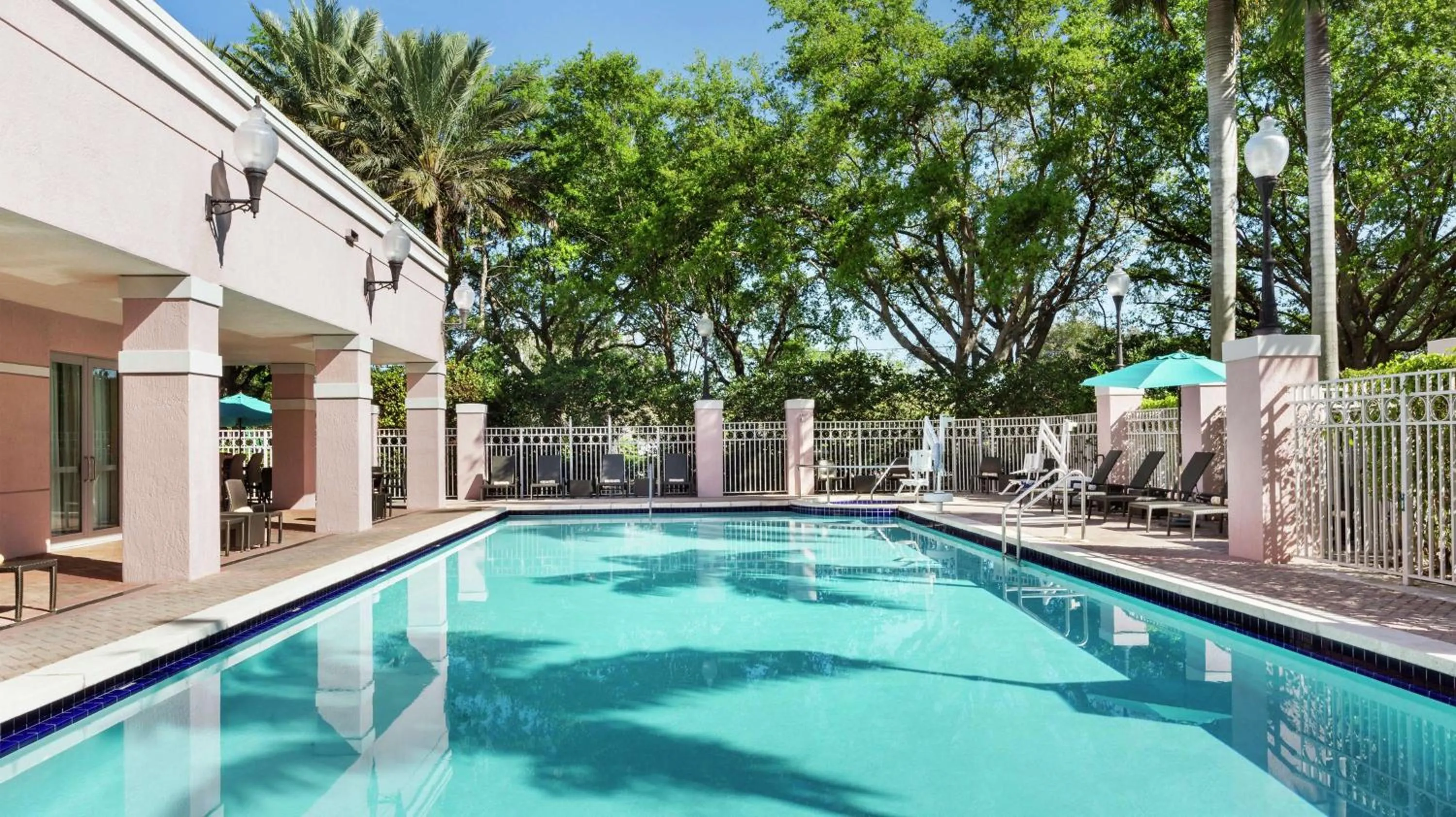 Pool view in DoubleTree by Hilton Sunrise - Sawgrass Mills