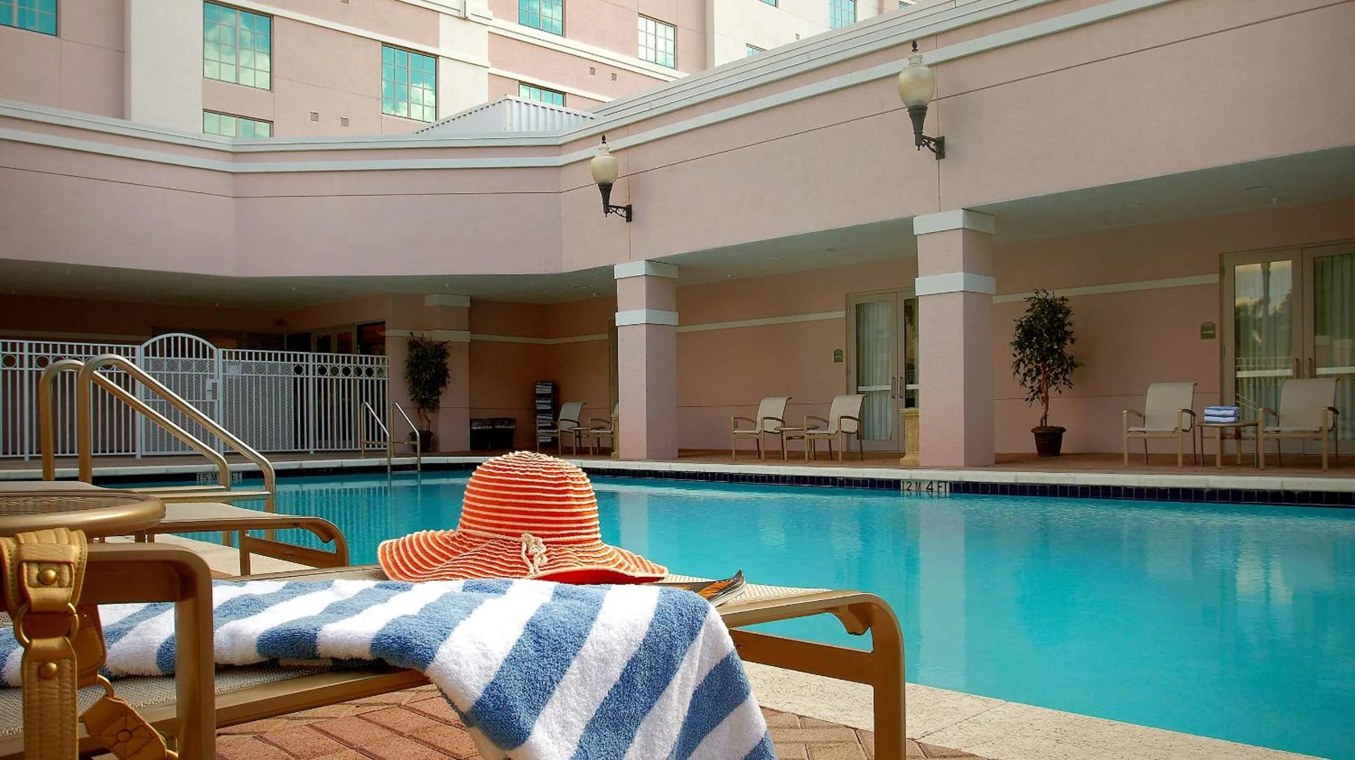 Pool view in DoubleTree by Hilton Sunrise - Sawgrass Mills