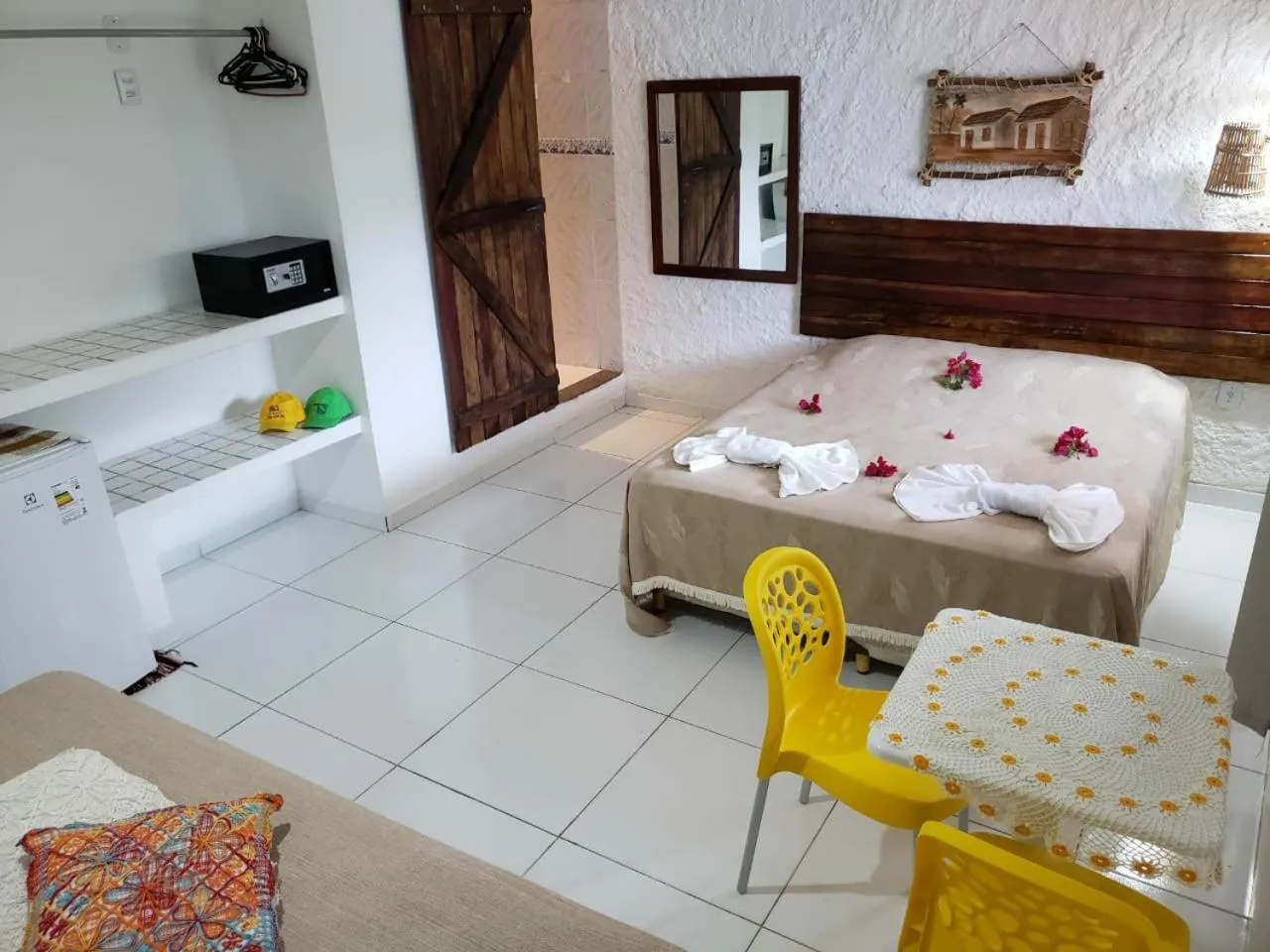 Bed in Estalagem Maceió