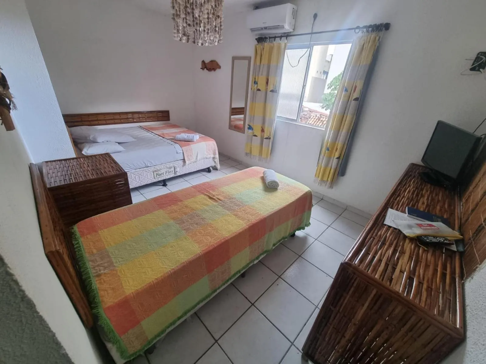 Bed in Estalagem Maceió