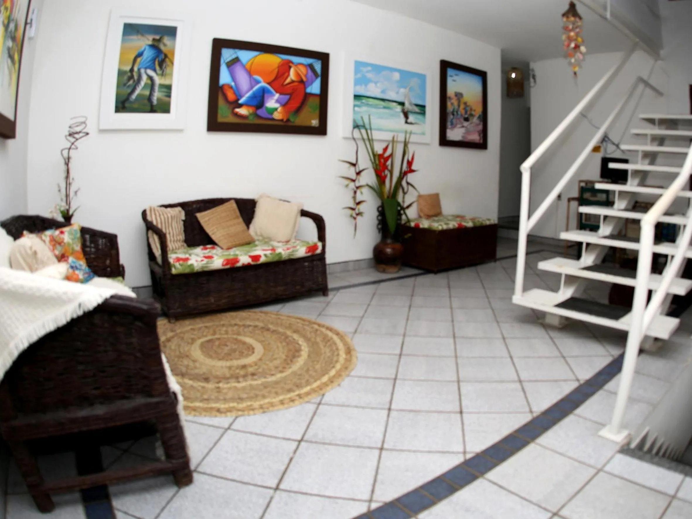 Lobby or reception in Estalagem Maceió