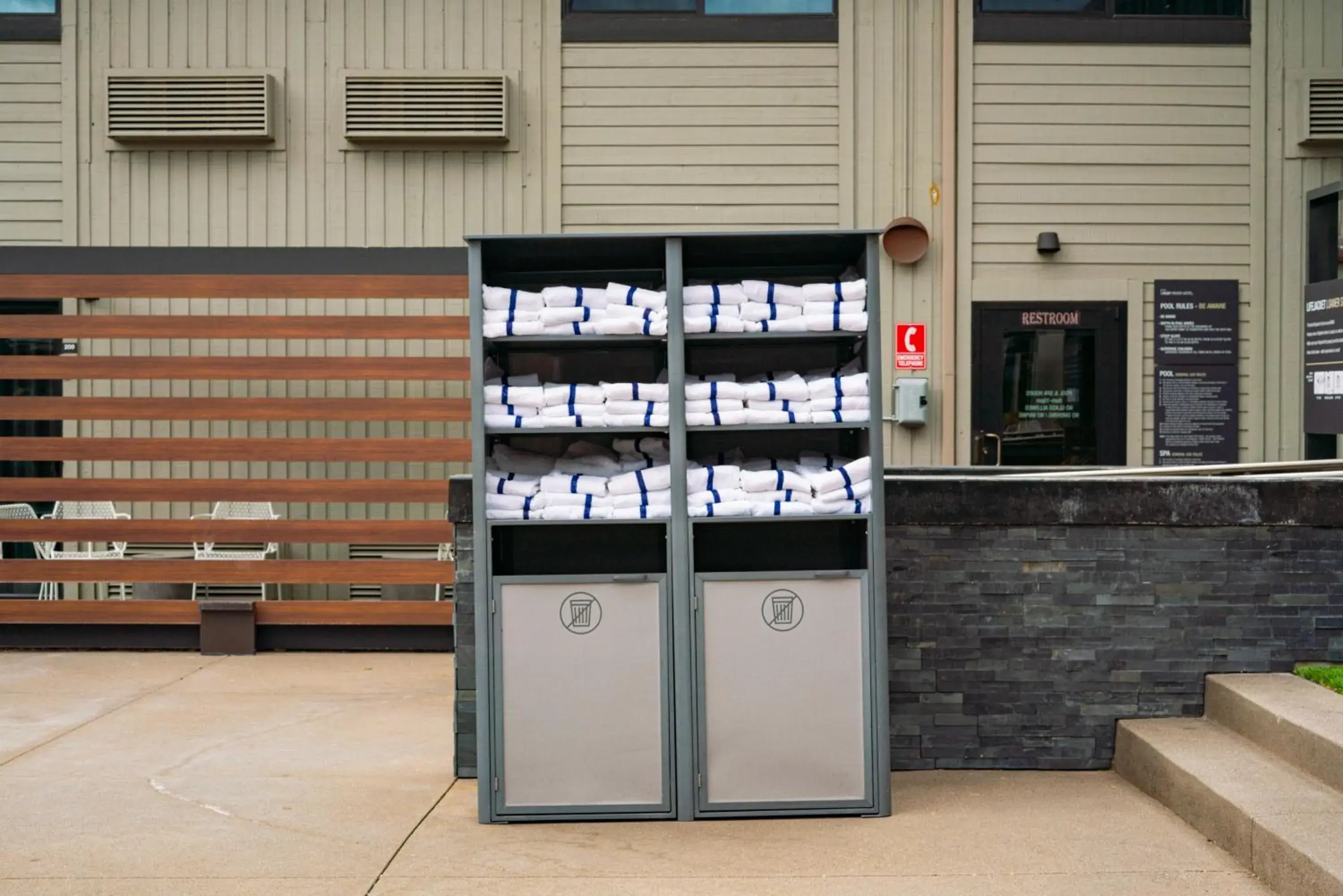 Pool view in Ruby River Hotel Pool view in Ruby River Hotel