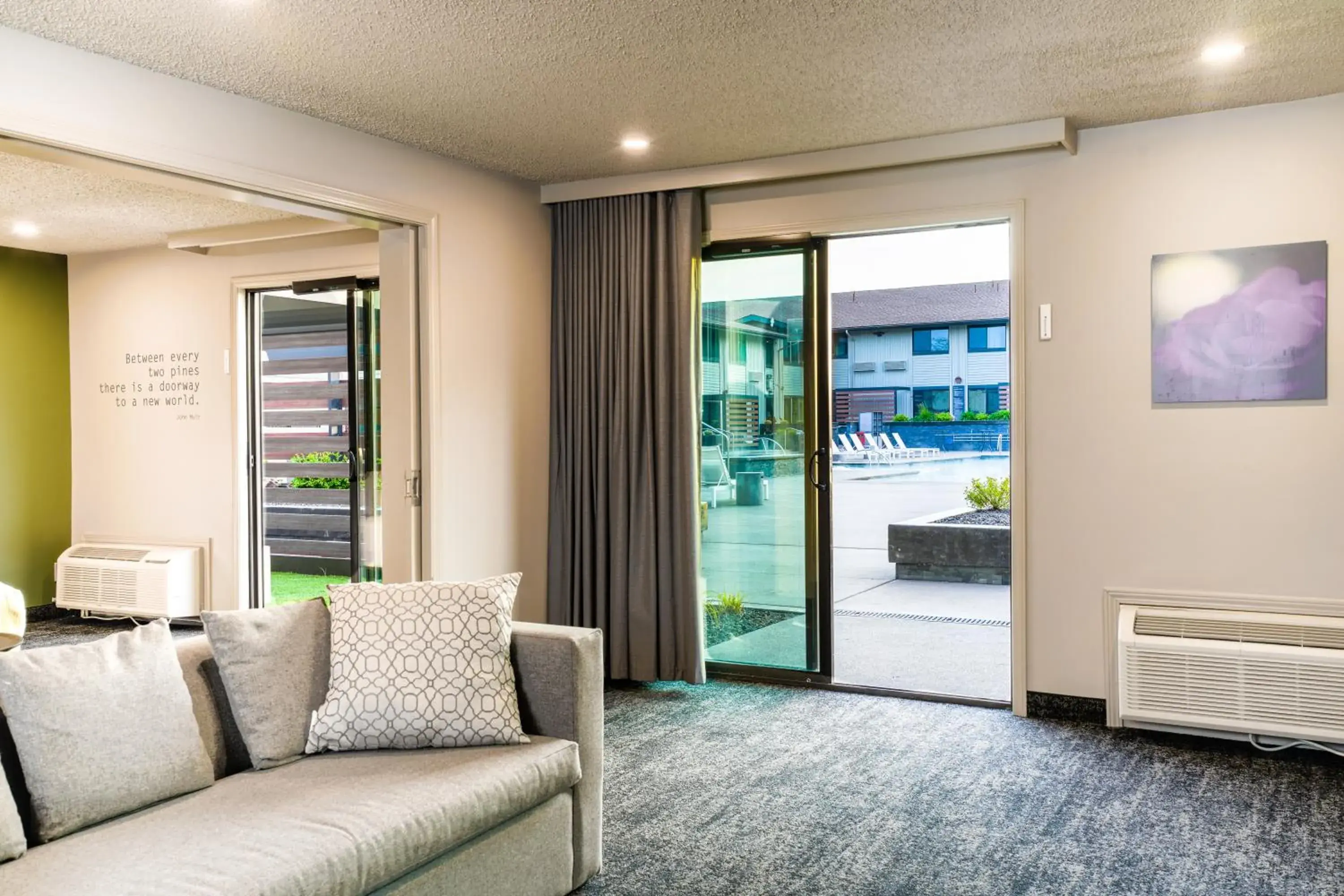 Pool view in Ruby River Hotel Pool view in Ruby River Hotel