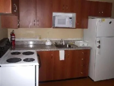 Kitchen or kitchenette in Lotus Motel