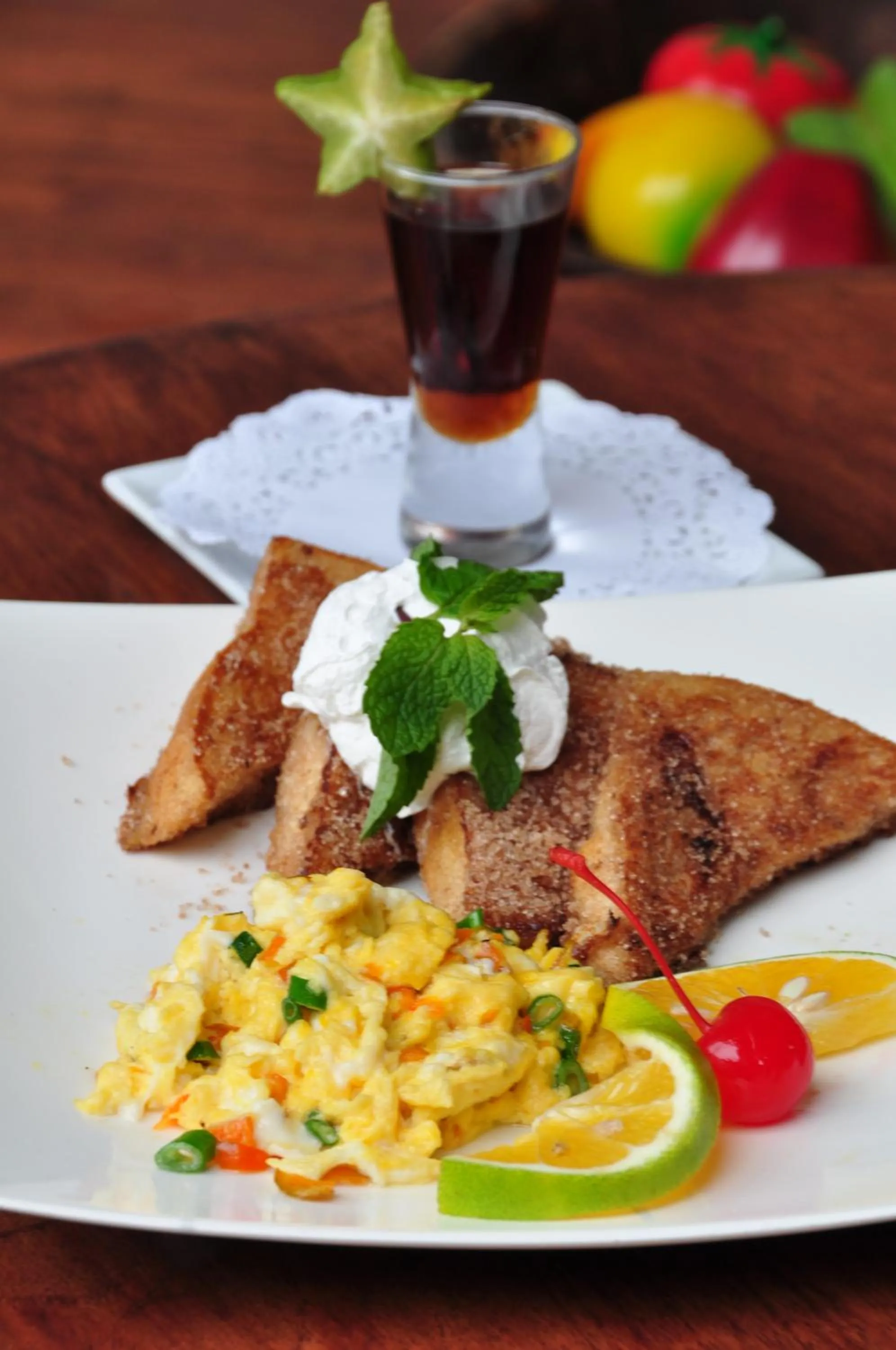 Food close-up in Hotel Dario Granada