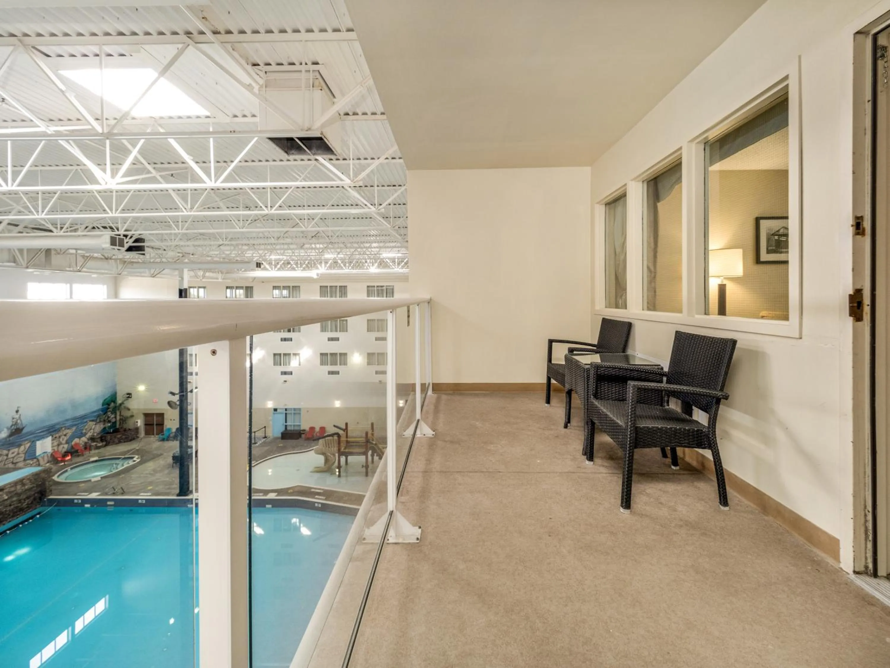 Pool view in Holiday Inn Lethbridge by IHG