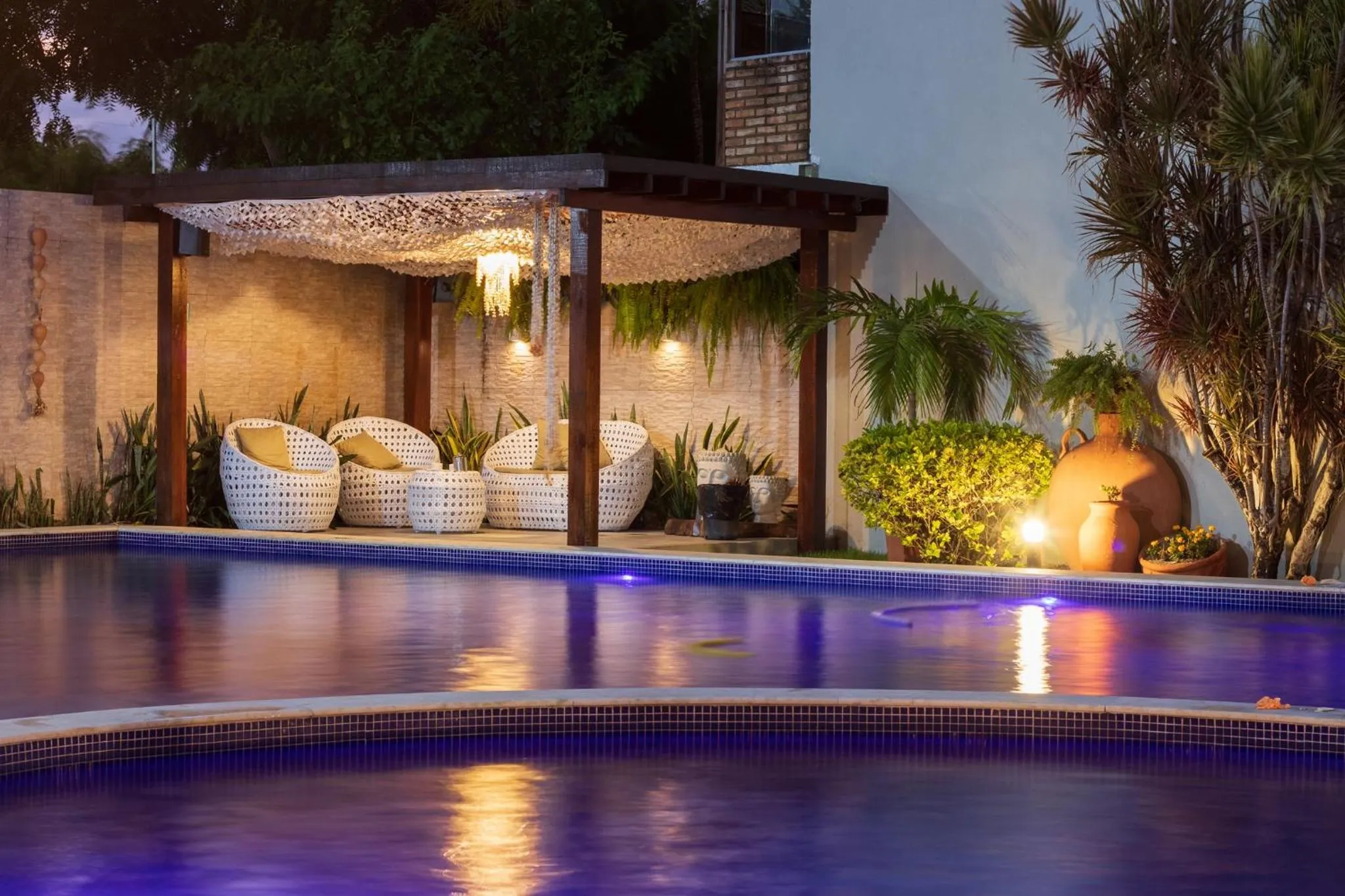 Night in Pousada Encontro das Águas