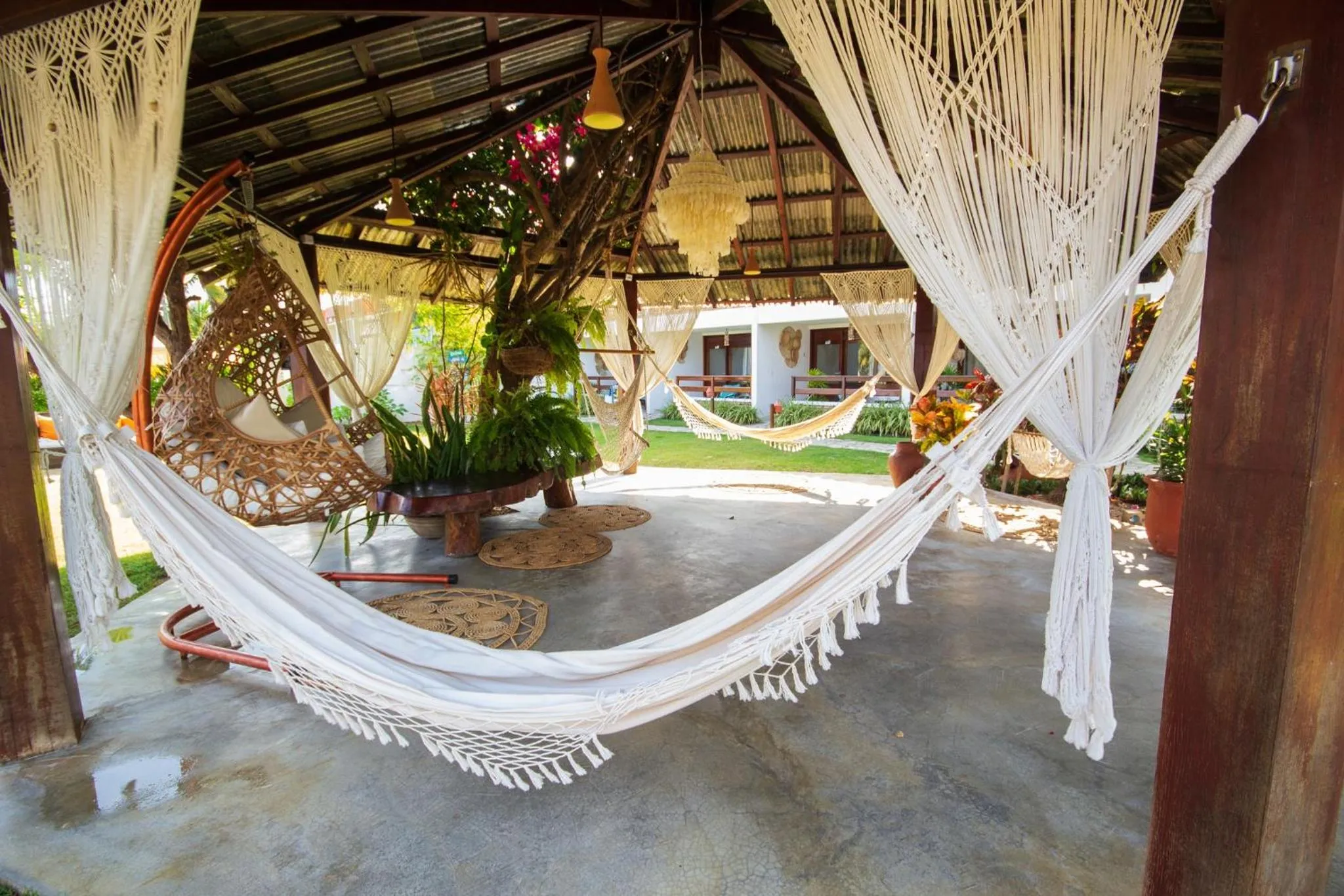 Garden in Pousada Encontro das Águas