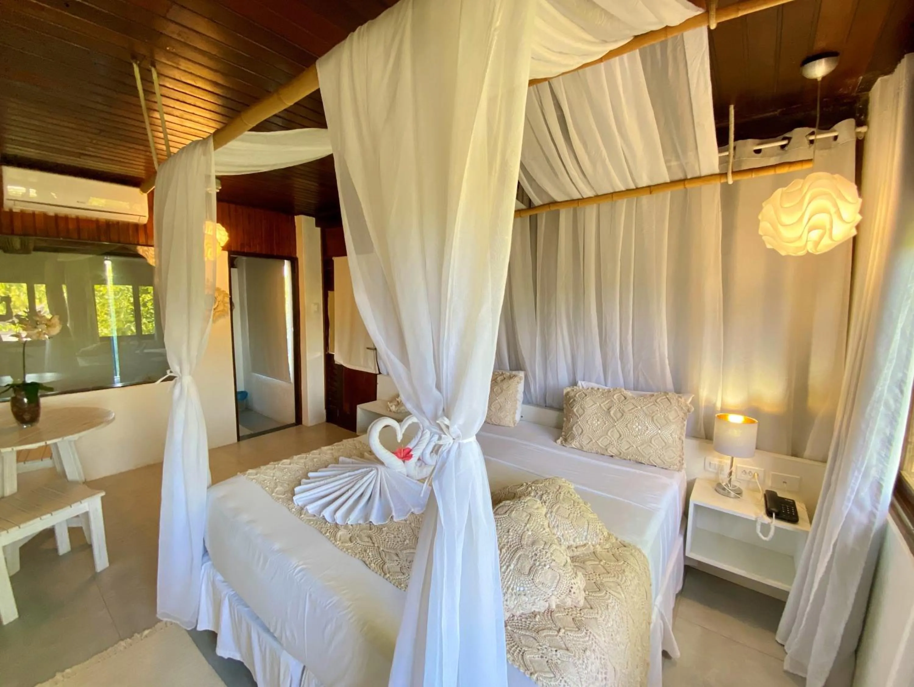 Bedroom, Bed in Pousada Encontro das Águas