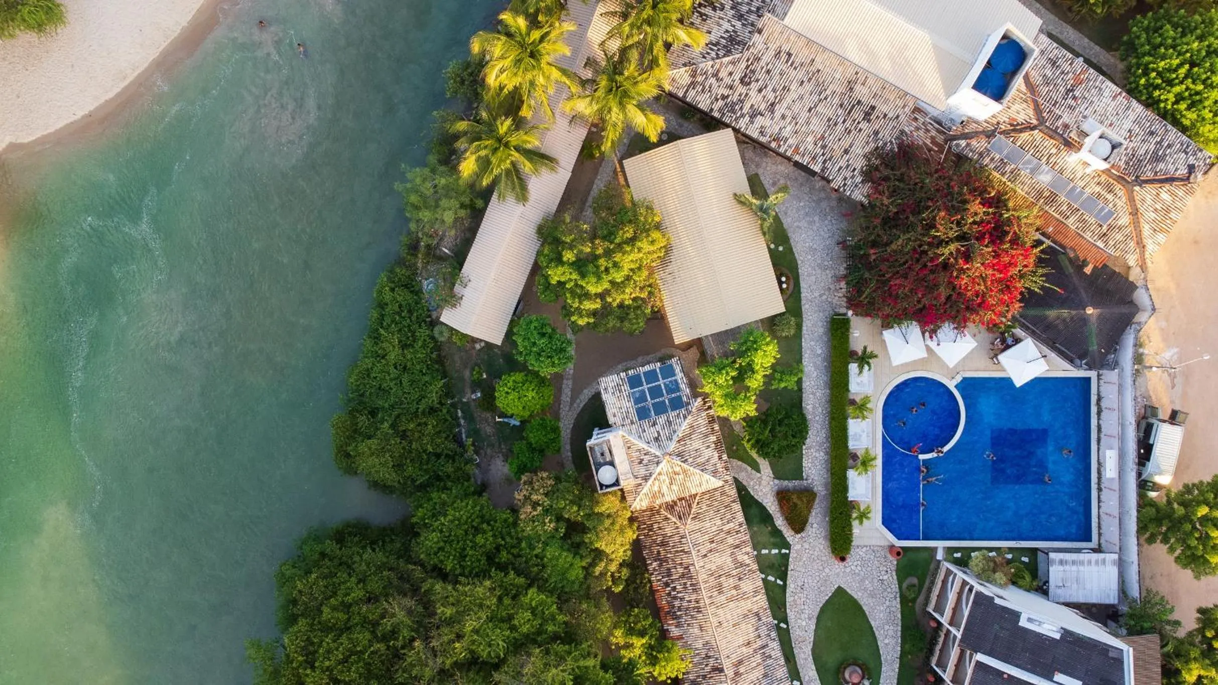Bird's eye view in Pousada Encontro das Águas