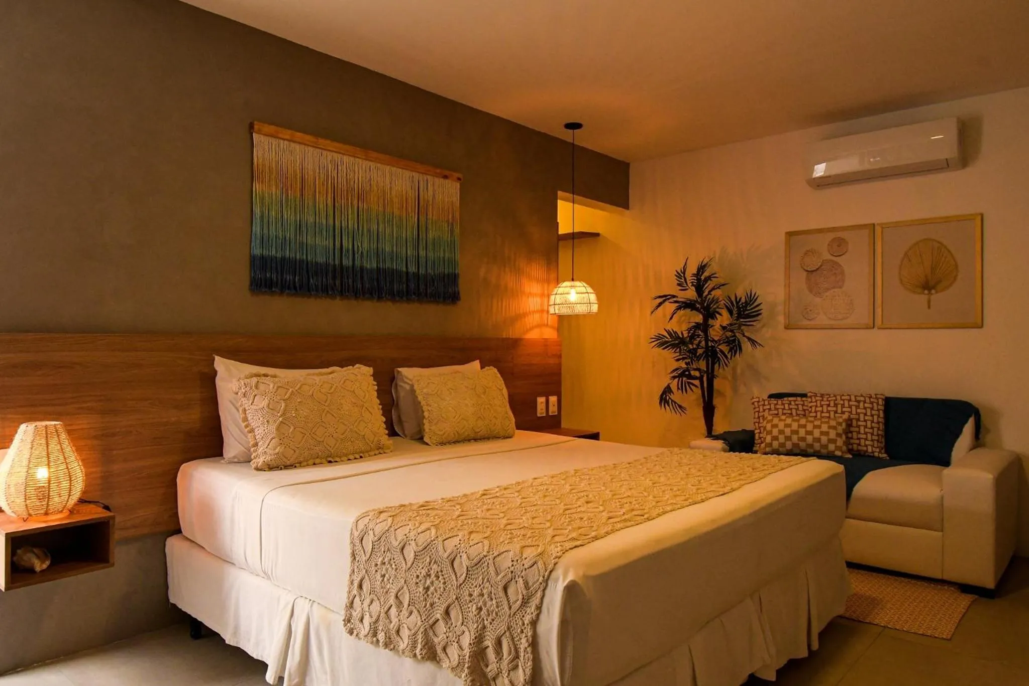 Bedroom, Bed in Pousada Encontro das Águas