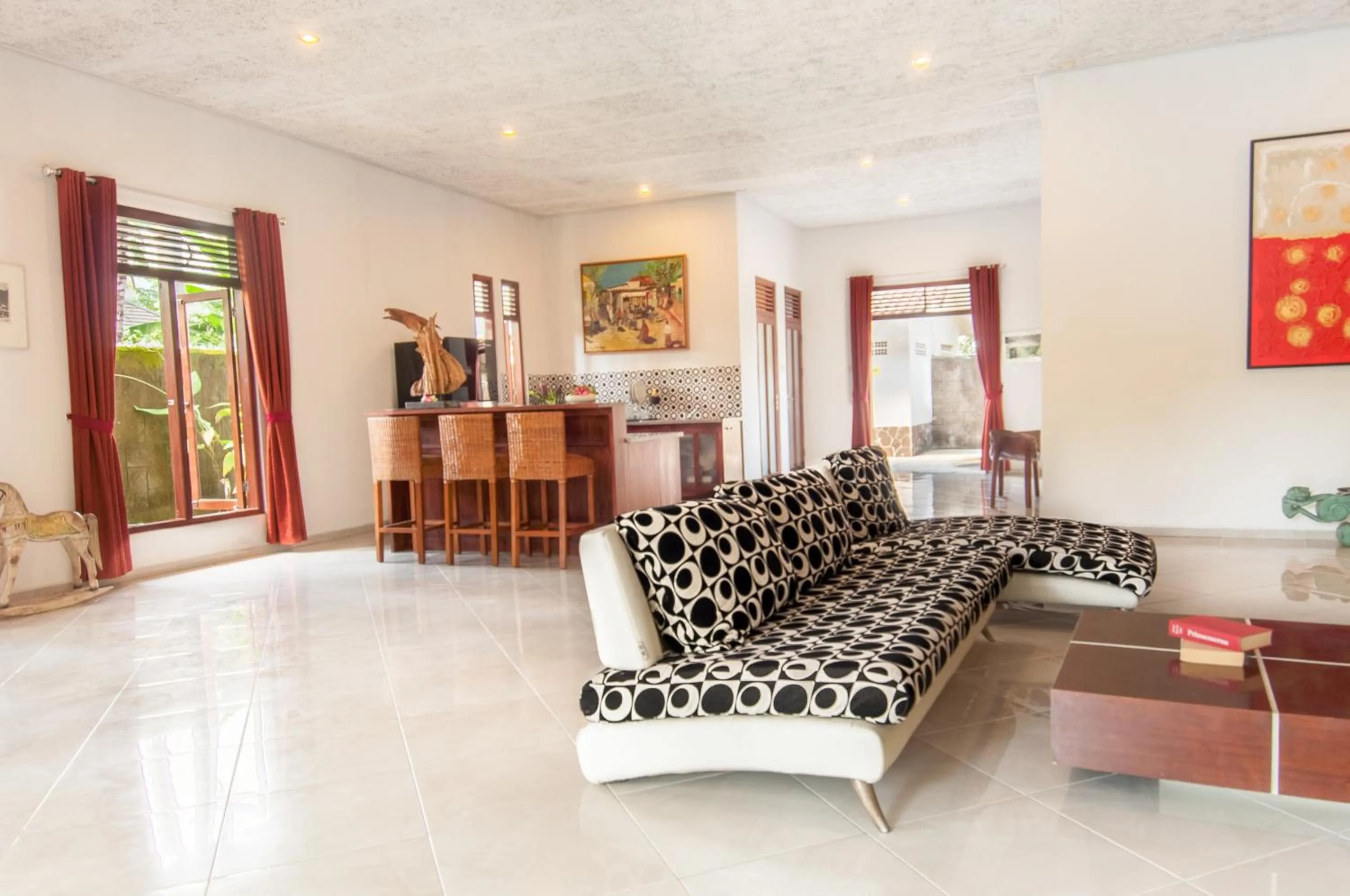 Living room in Villa Kelapa
