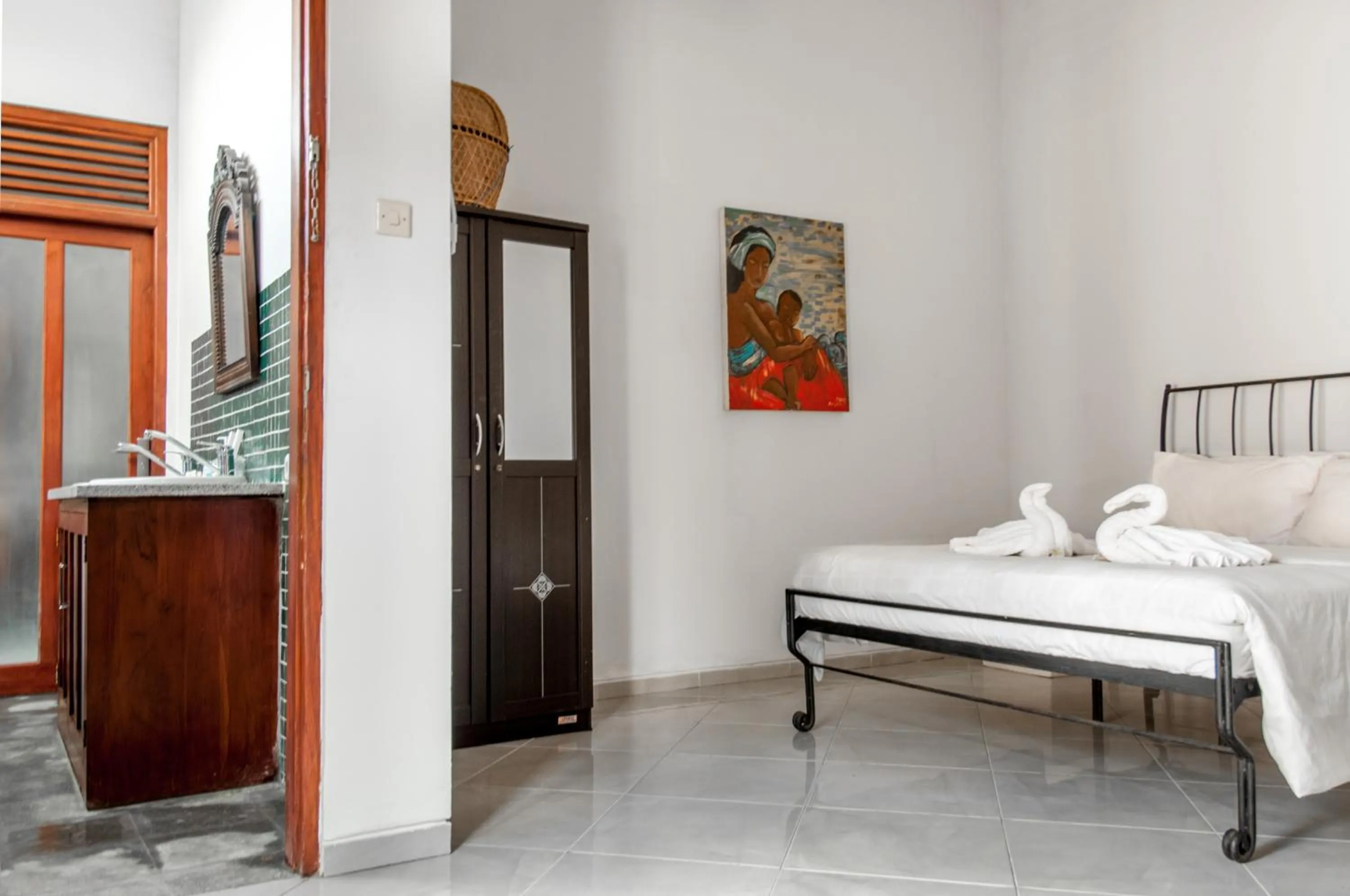 Bed in Villa Kelapa