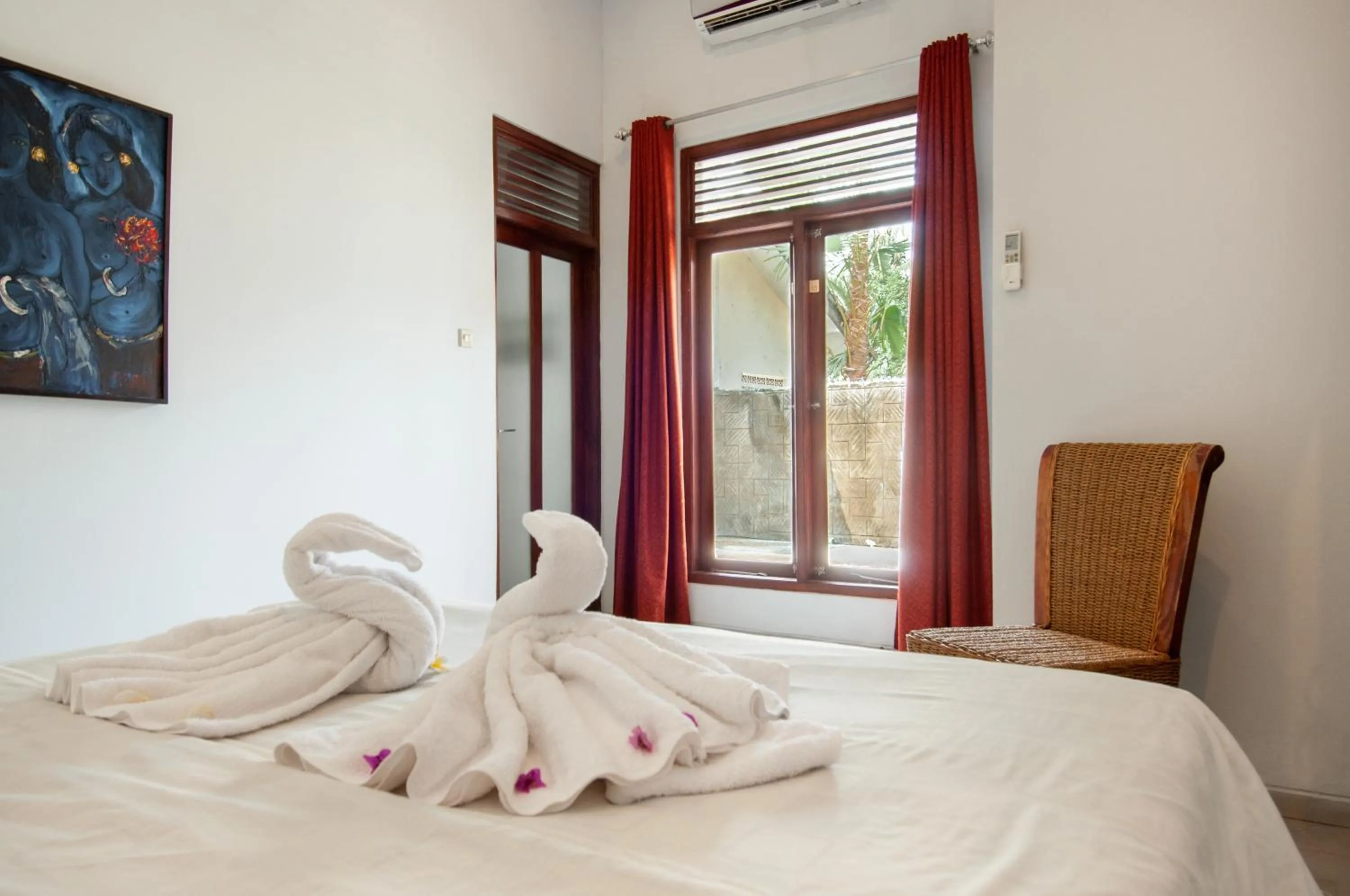 Bed in Villa Kelapa