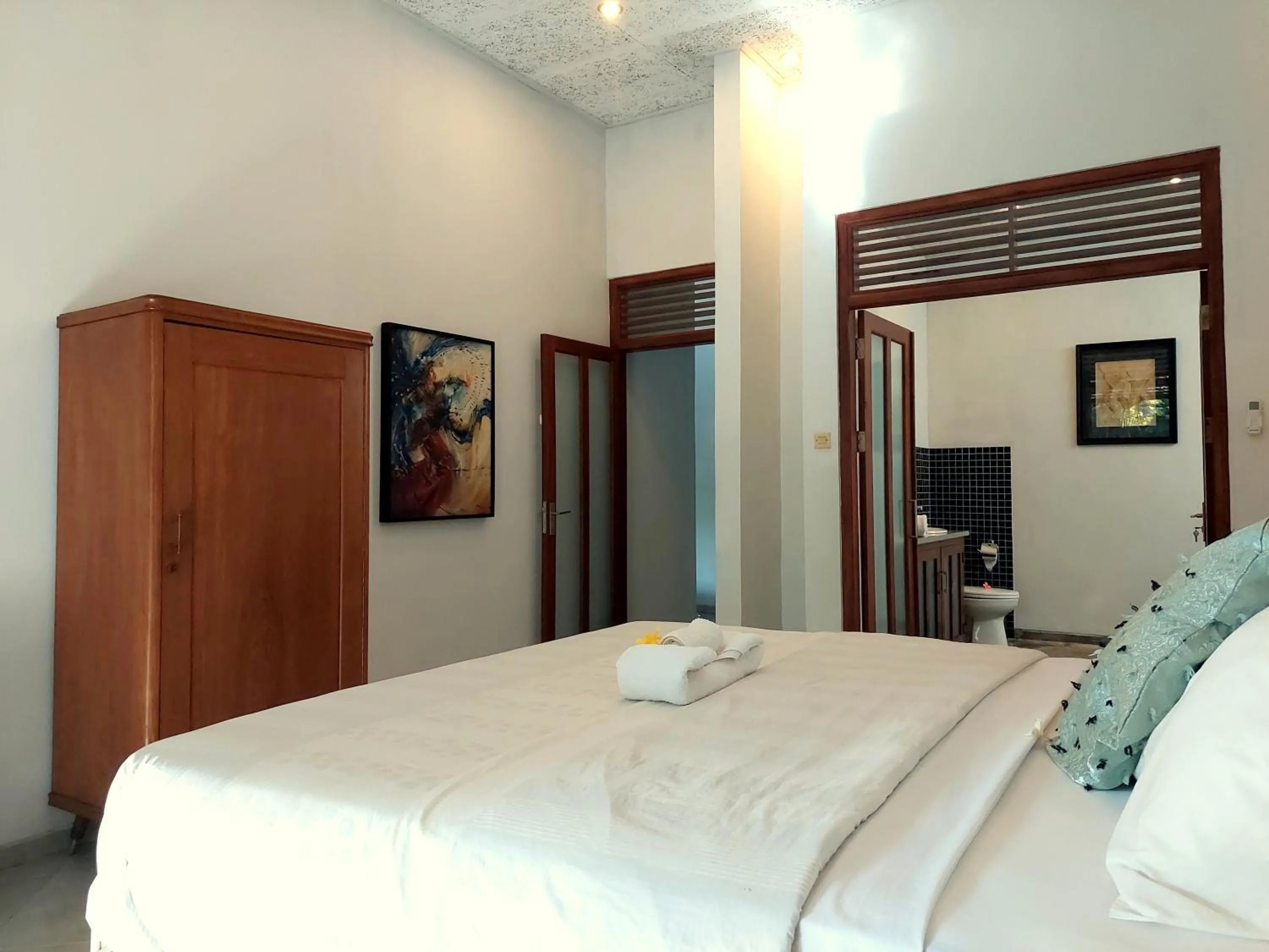 Bedroom, Bed in Villa Kelapa